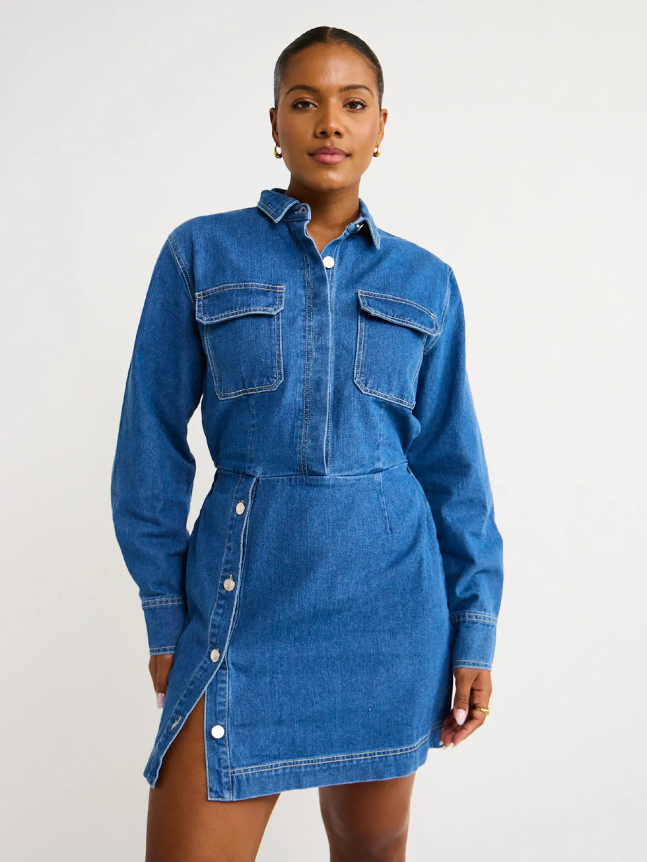 Fashion Advance Denim Mini Dress In Women Dresses