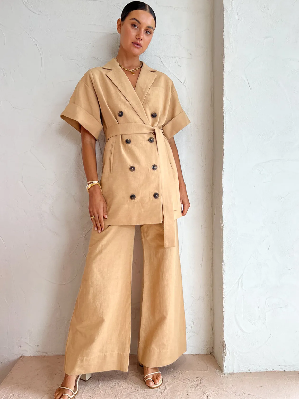 Fashion Akua High Waist Tailored Pant In Women Jackets & Coats