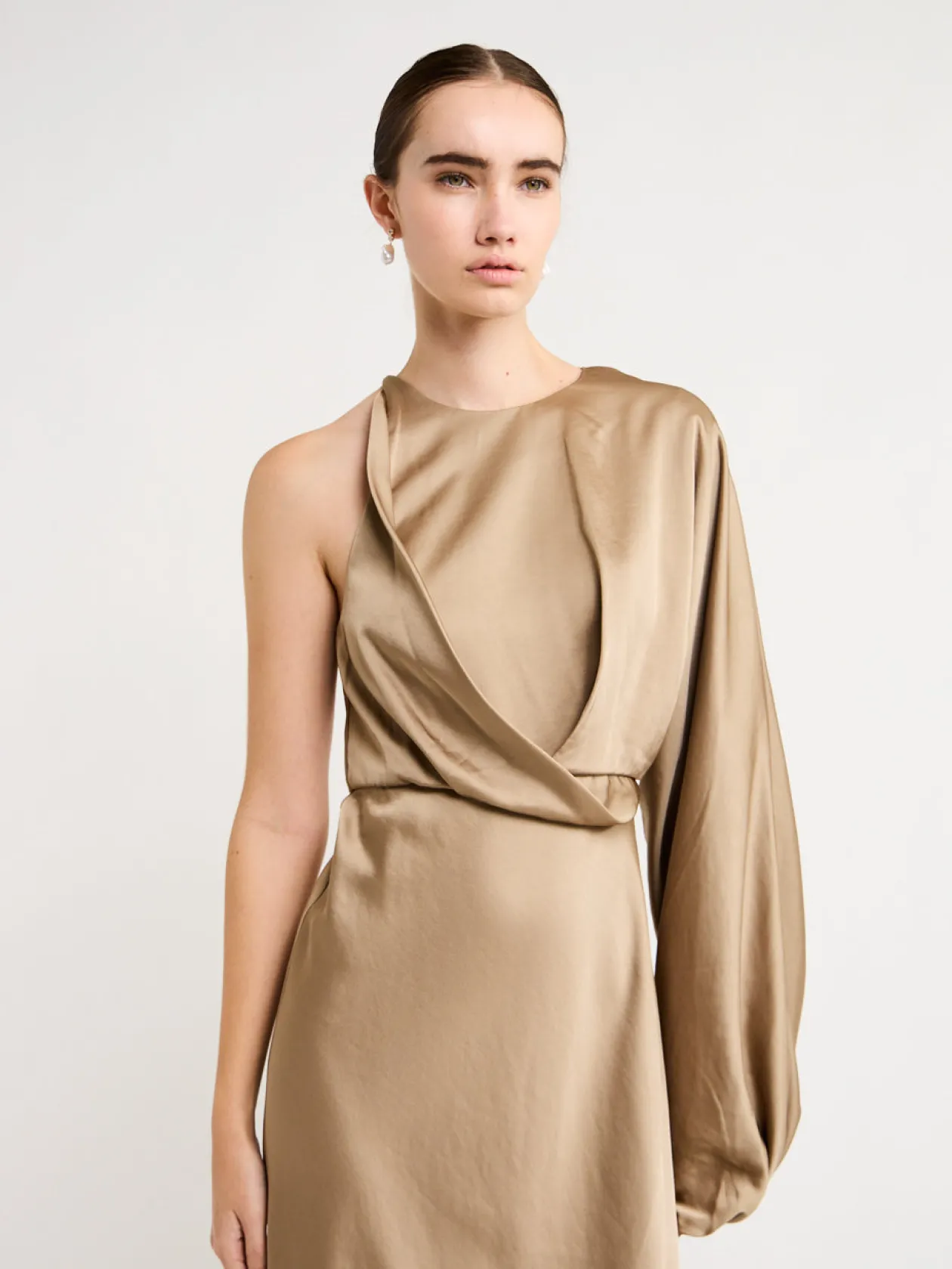 Cheap Alessia One Shoulder Long Sleeve Dress In Women Dresses