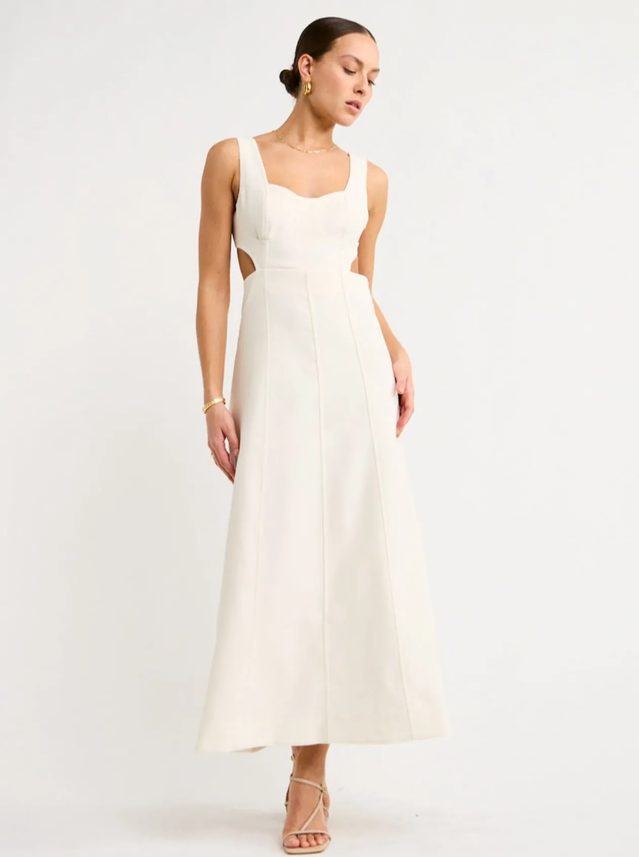 Cheap Amura Bustier Midi Dress In Women Dresses