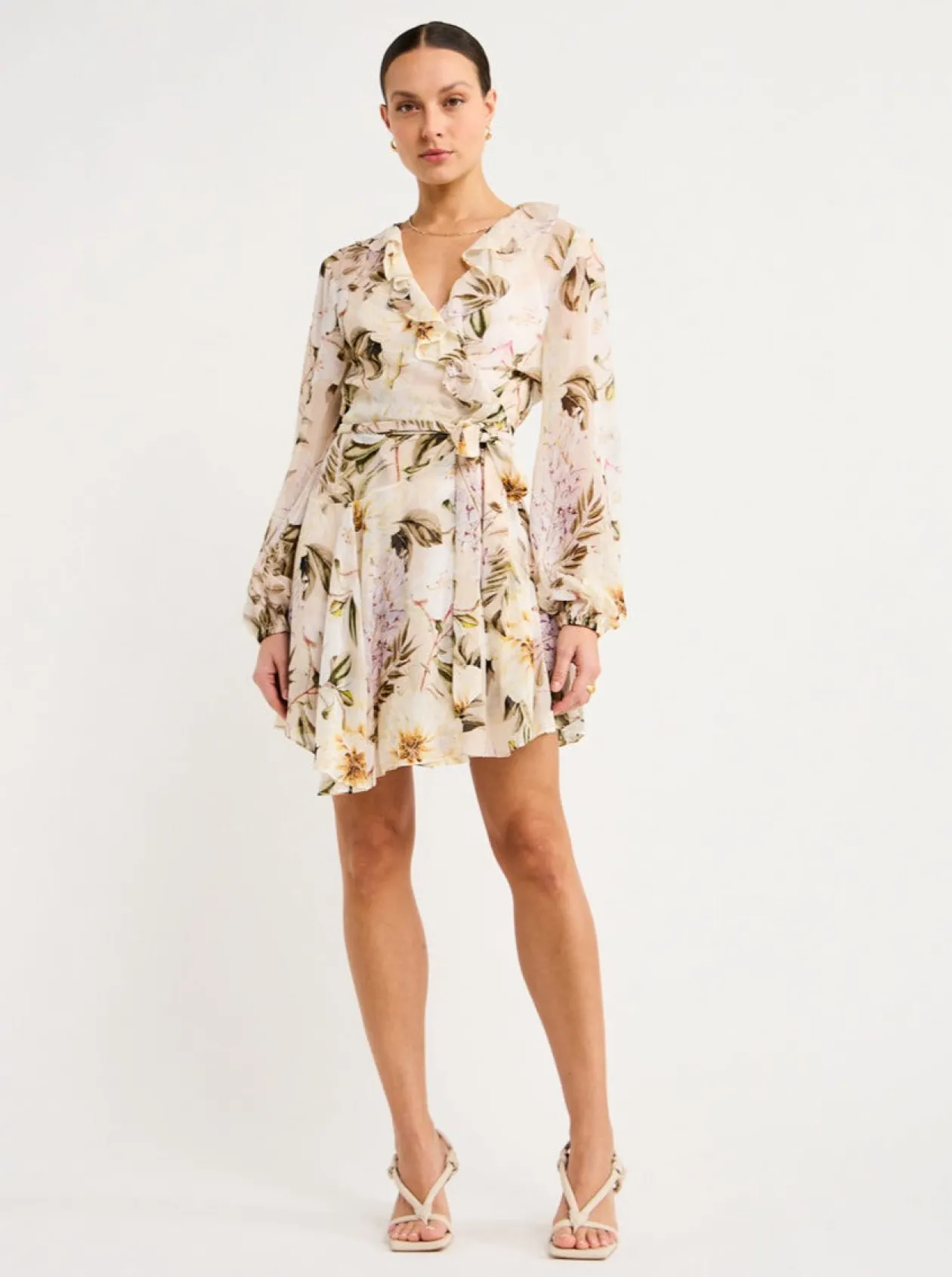 Hot Arabella Frill Wrap Dress In Women Dresses