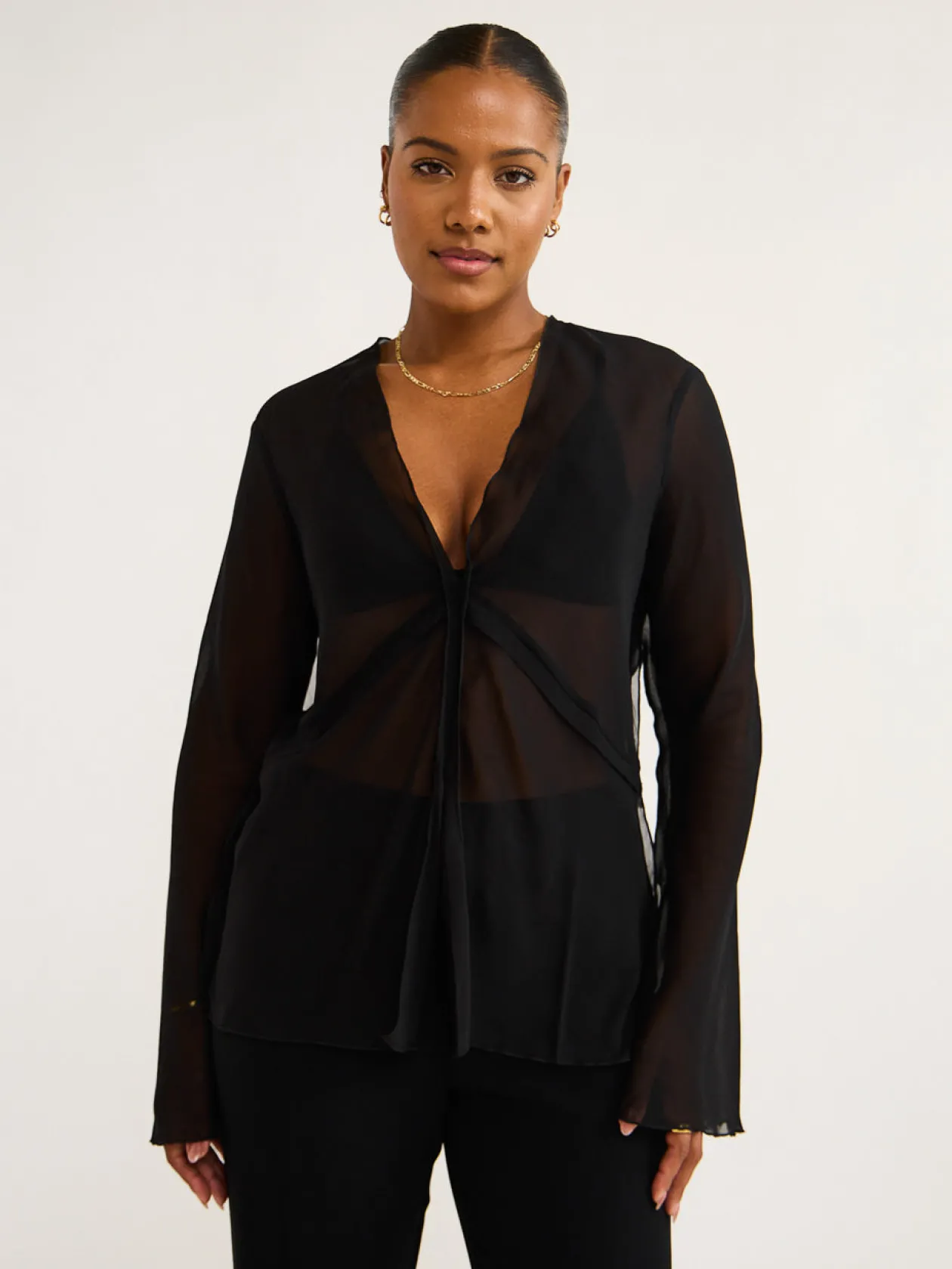 New Archer L/S Blouse In Women Tops