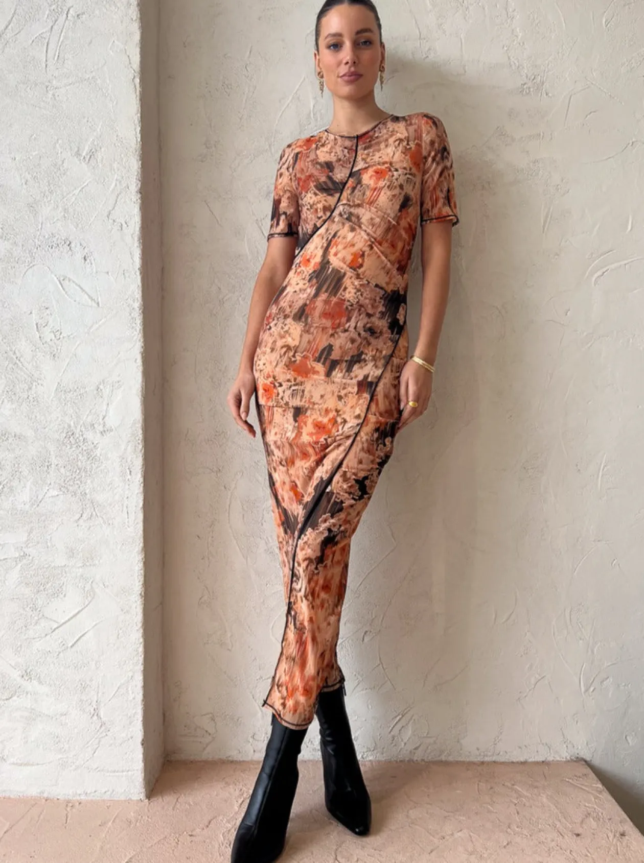 Hot Averil Tee Maxi Dress In Women Dresses