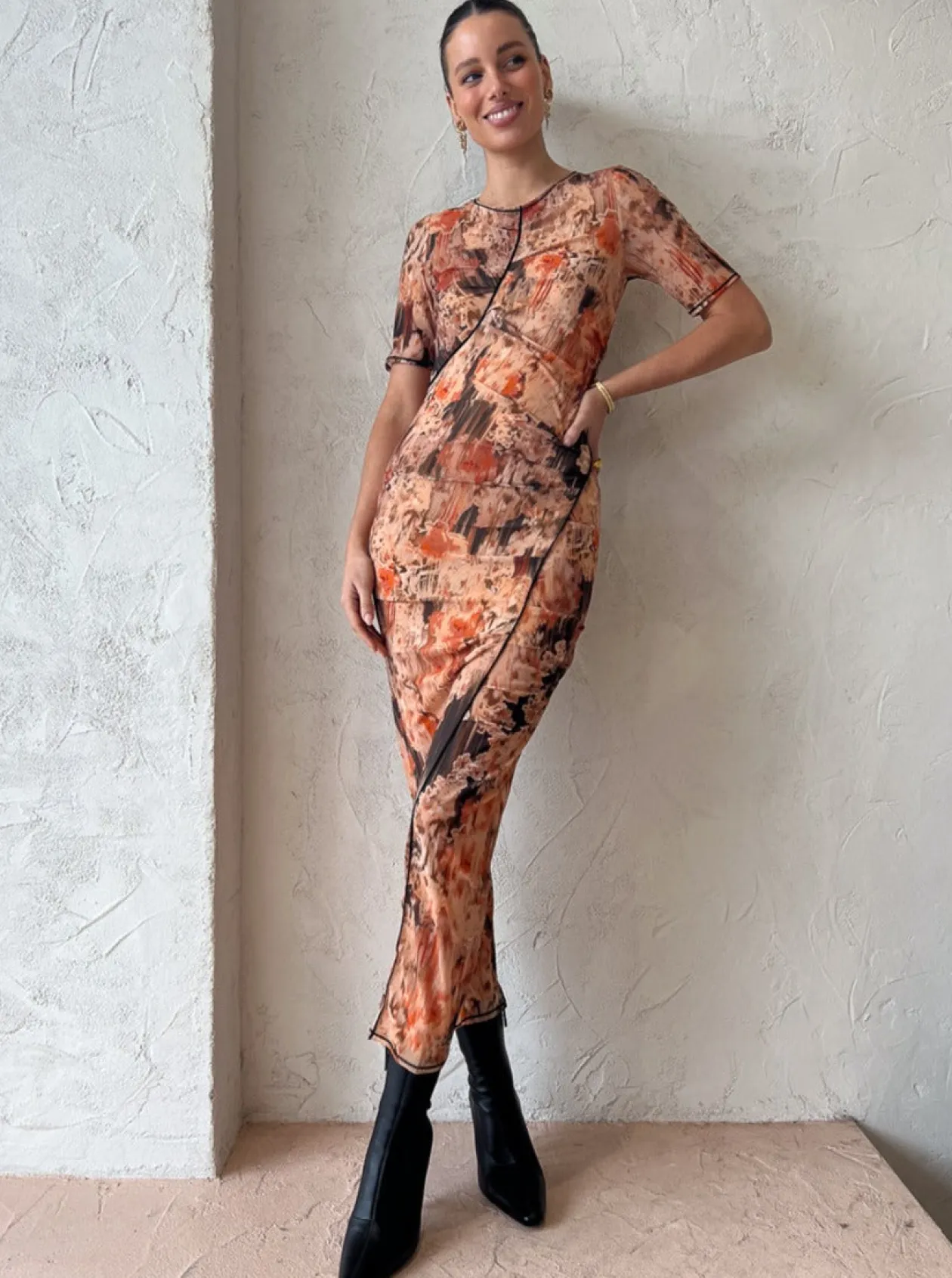 Hot Averil Tee Maxi Dress In Women Dresses