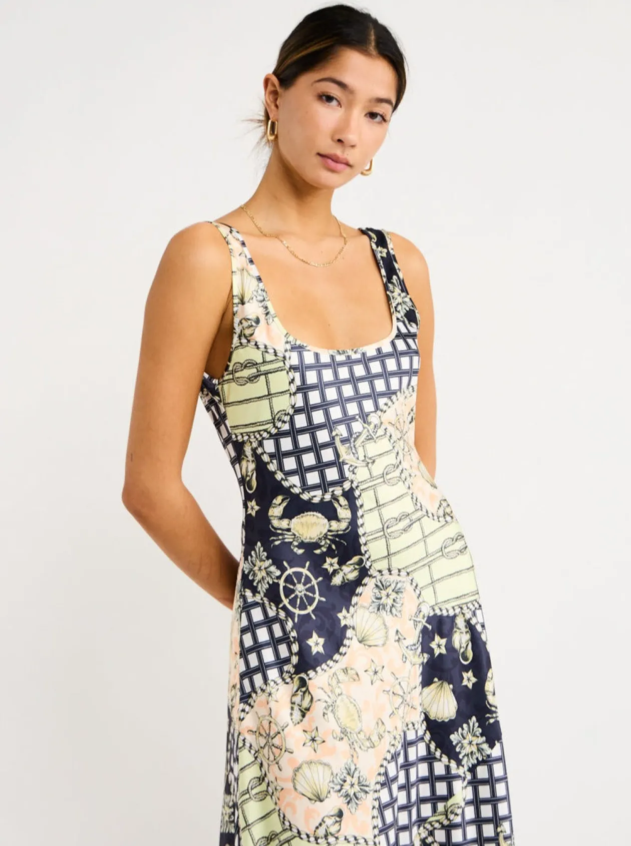 Cheap Beneath The Stars Bias Cut Slip Dress In Women Dresses