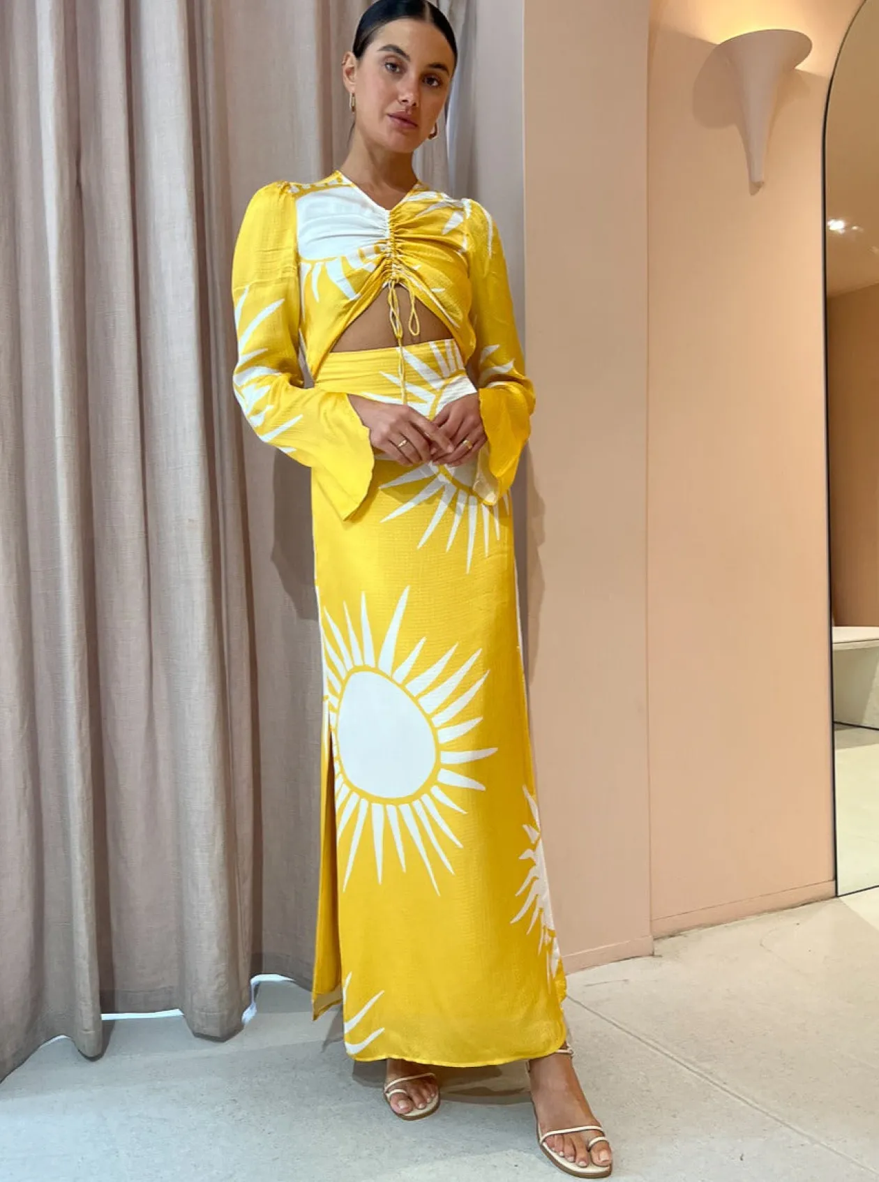 Online Beso Dress In Sol Print Women Dresses