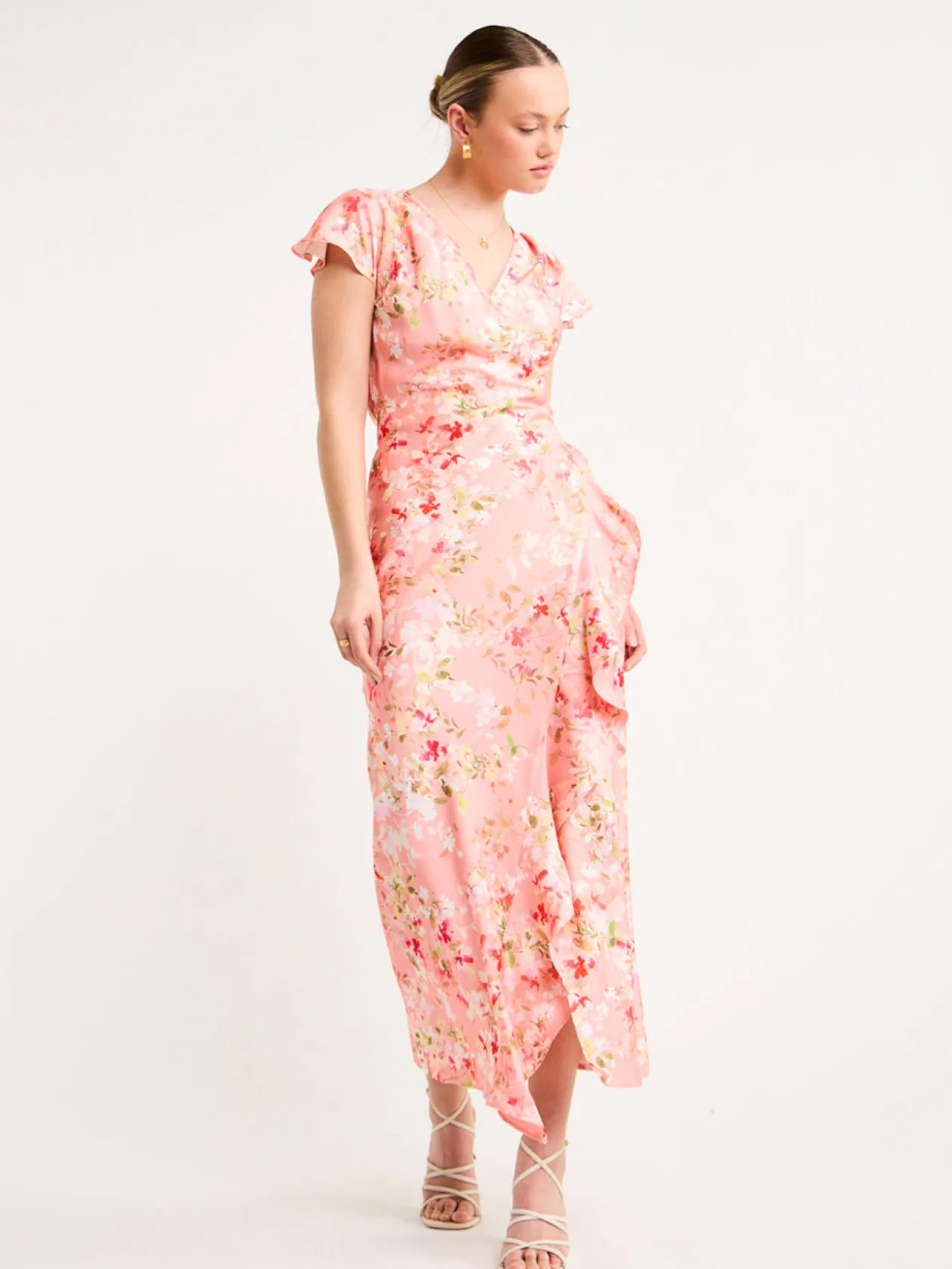 Online Bloom Wrap Dress In Women Dresses