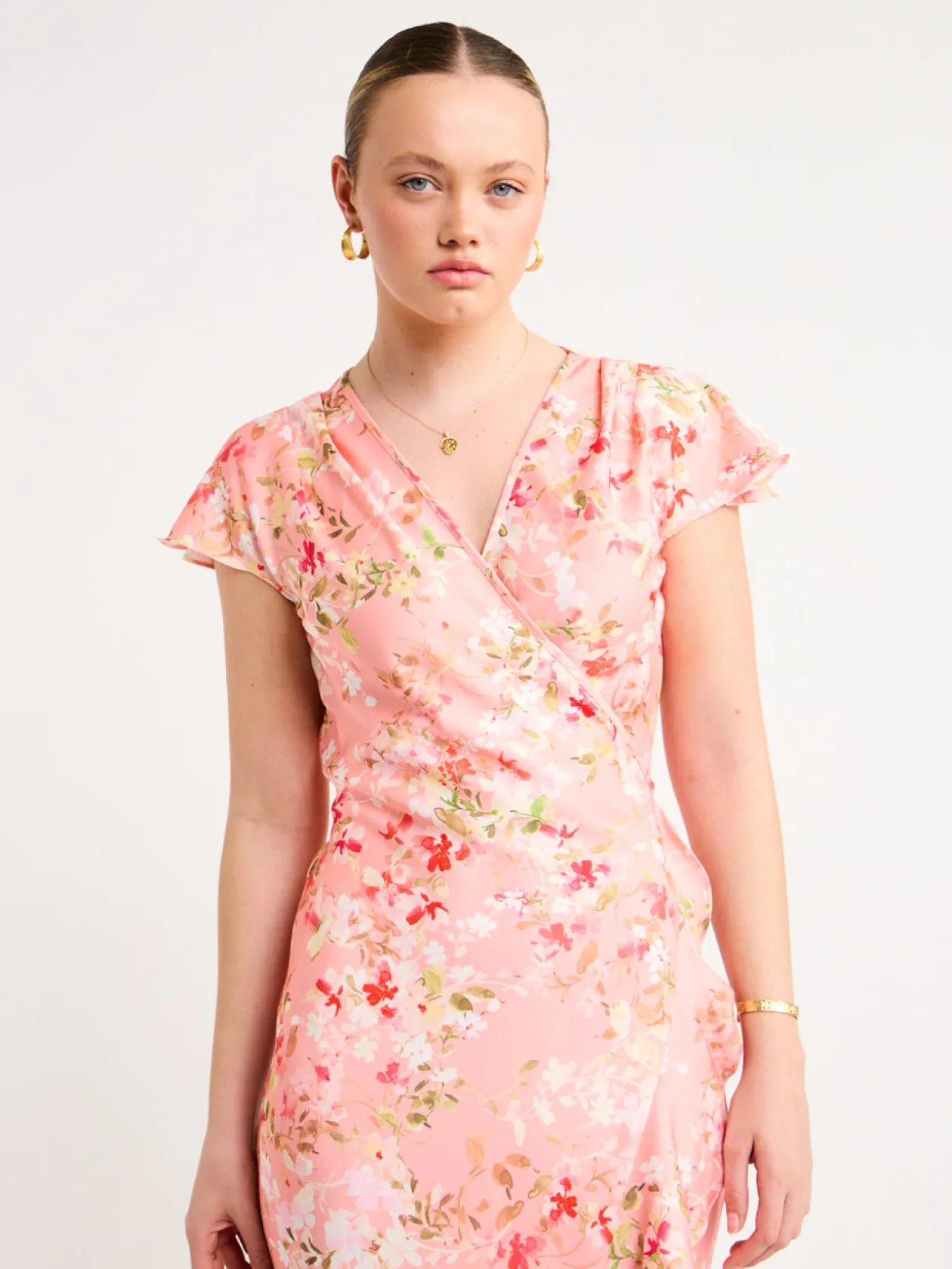 Online Bloom Wrap Dress In Women Dresses