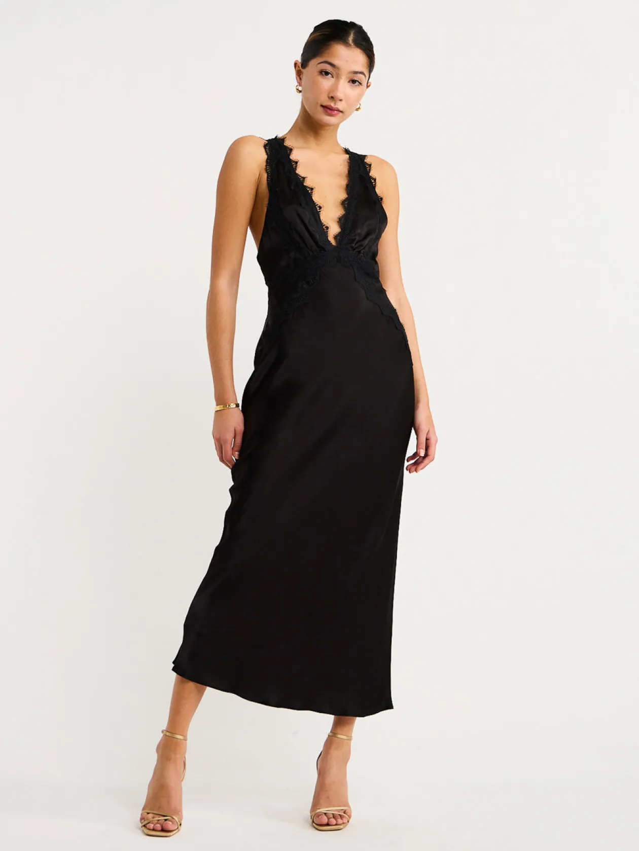 Shop Camille Lace Cross Back Midi Dress In In Women Dresses