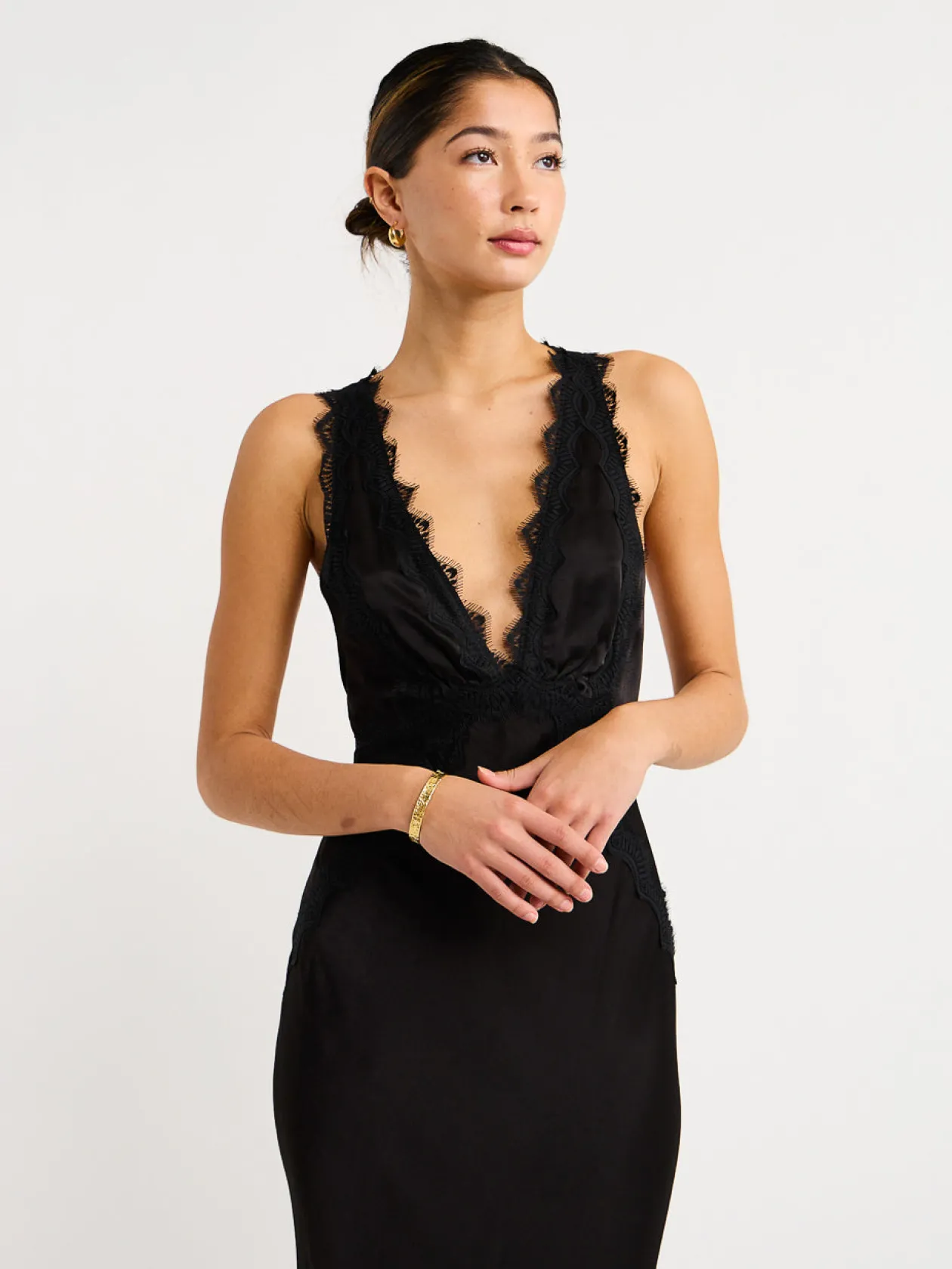 Shop Camille Lace Cross Back Midi Dress In In Women Dresses