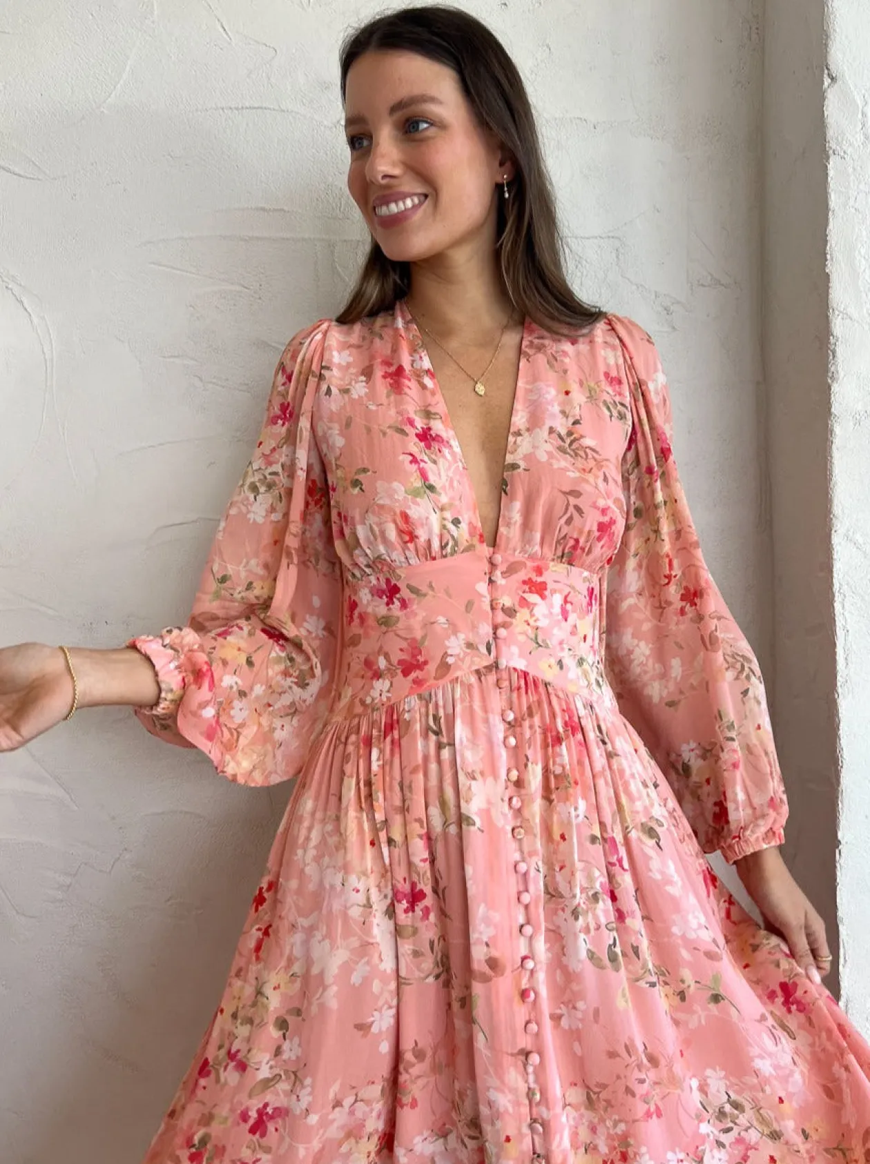 Shop Capri Sheer Midi Dress In Women Dresses