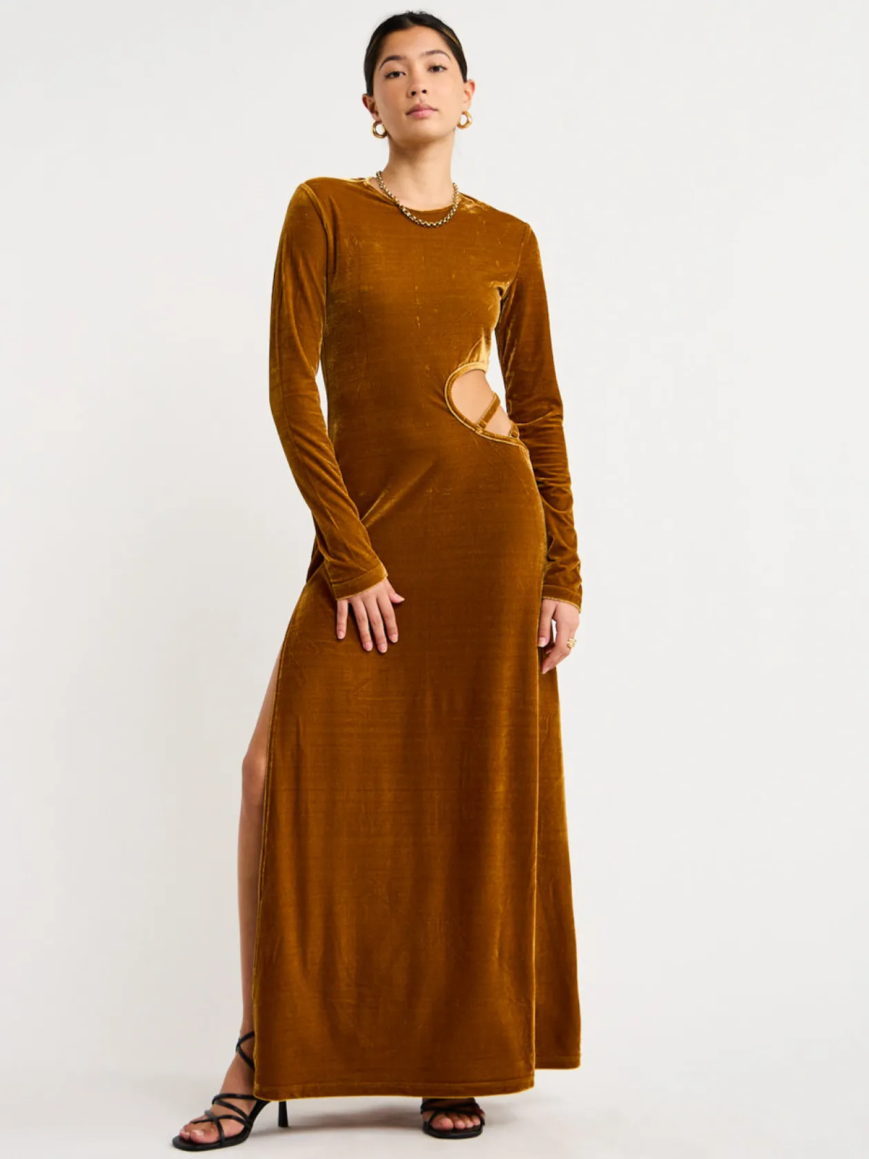 Best Cortina Velvet Maxi Dress In Women Dresses