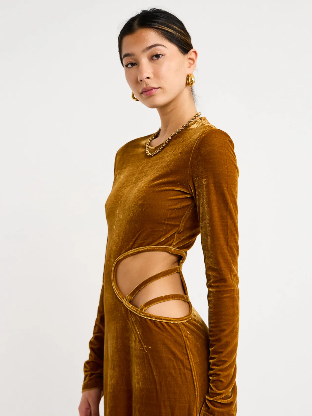 Best Cortina Velvet Maxi Dress In Women Dresses