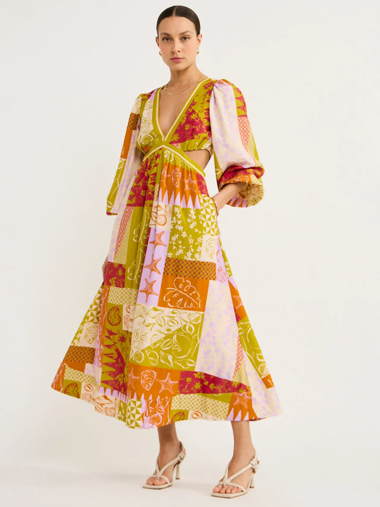 Best Sale Cove Long Sleeve Midi Dress In Women Dresses