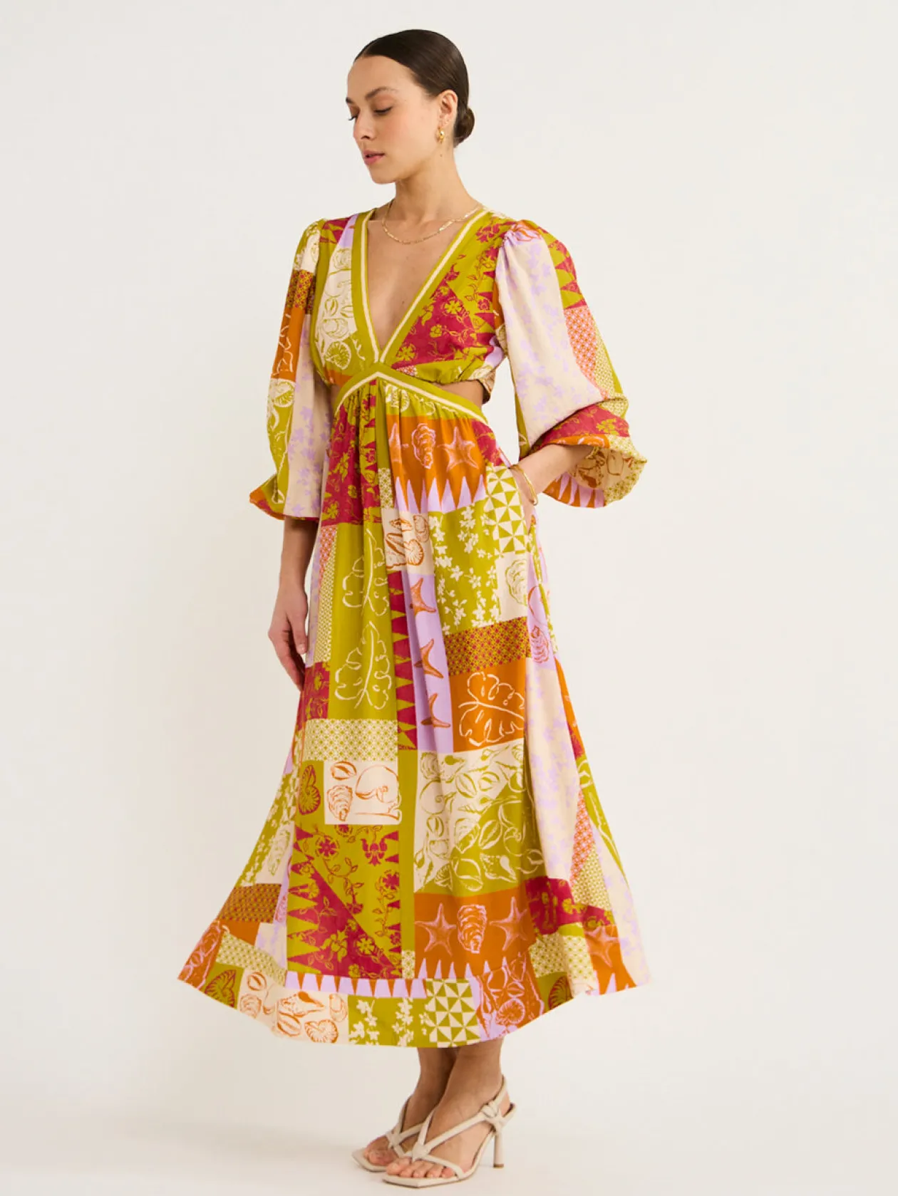 Best Sale Cove Long Sleeve Midi Dress In Women Dresses