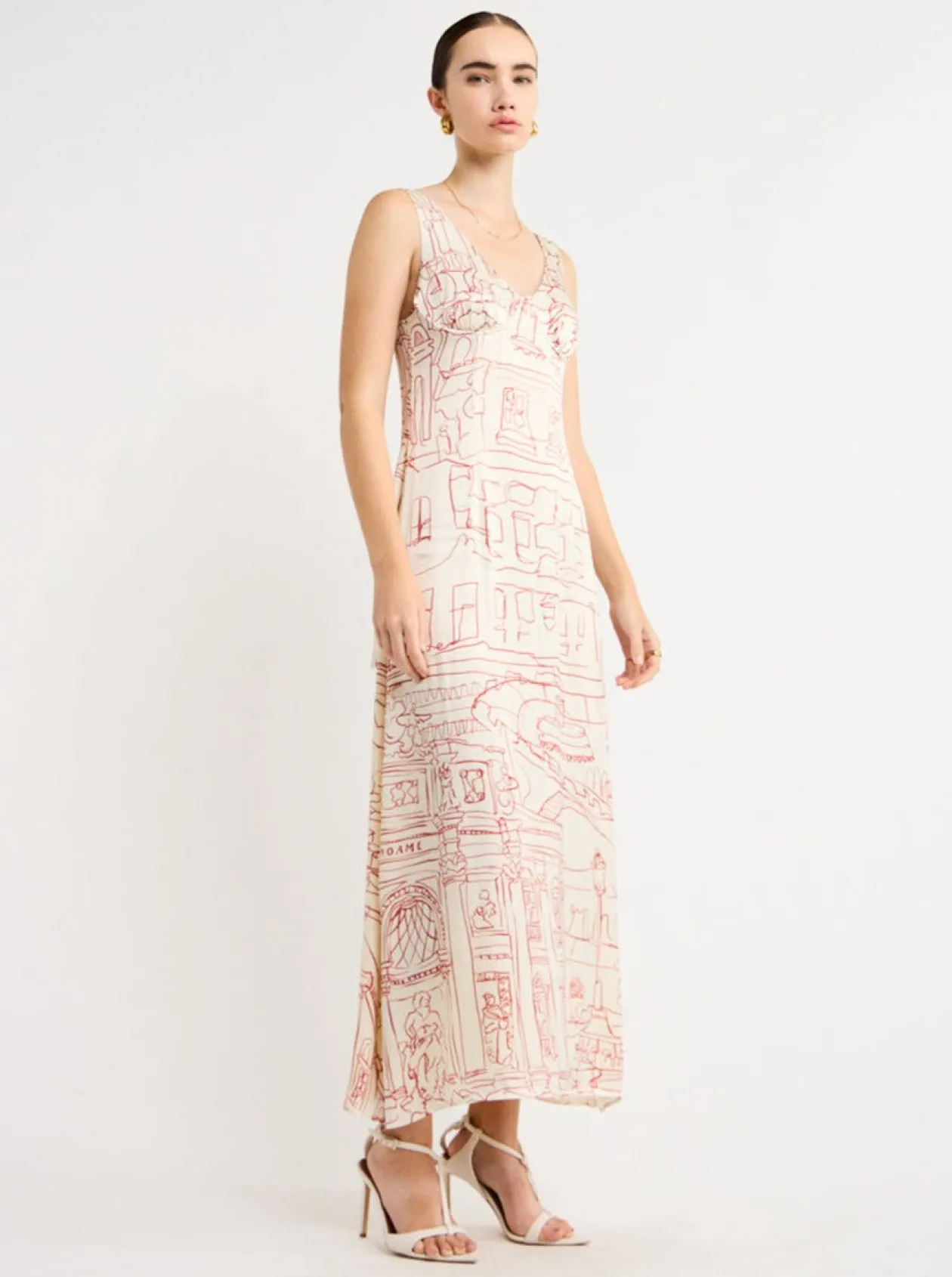 Cheap Eiden Dress In Citta- Crema Women Dresses