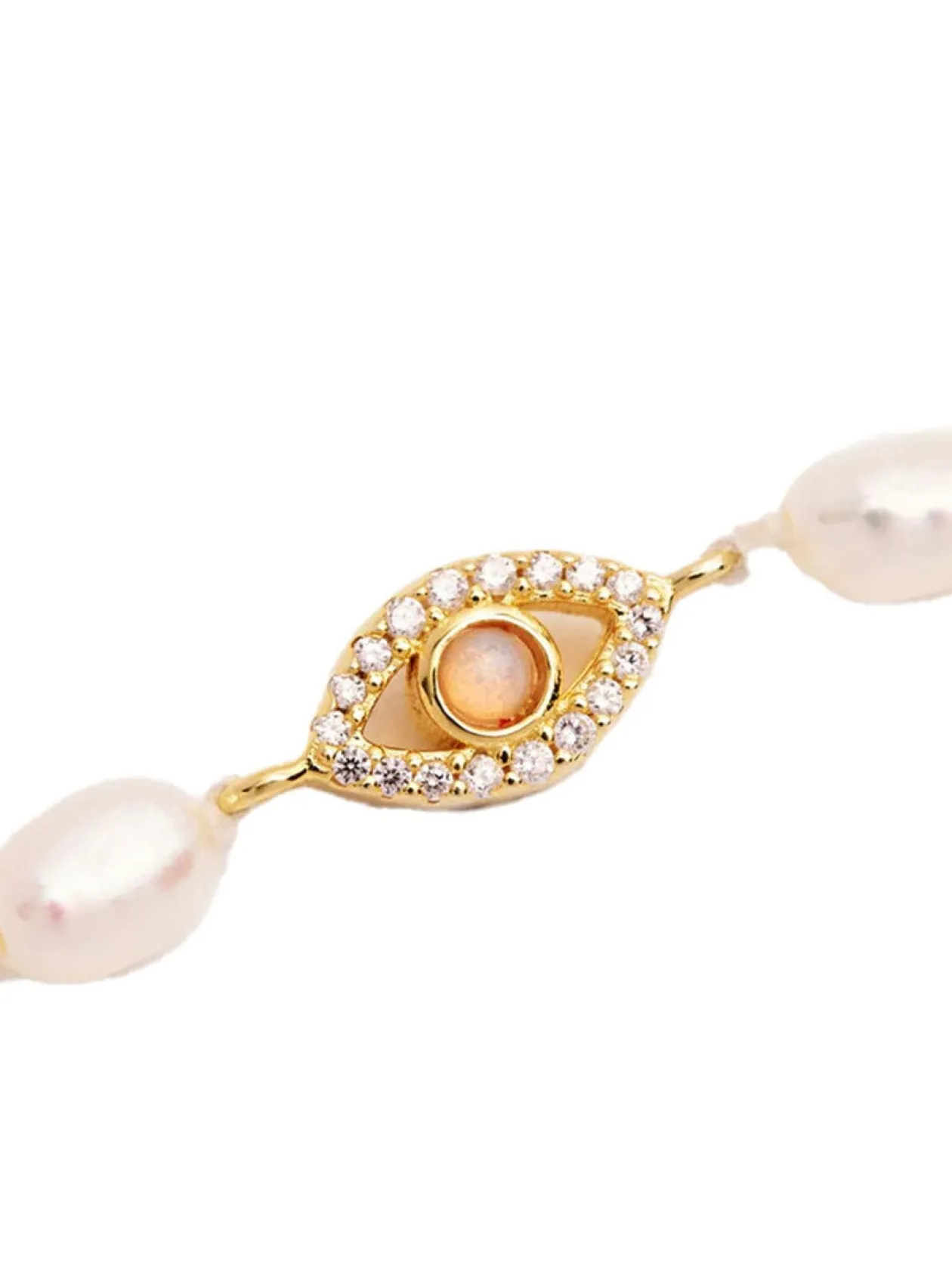 New Eye Of Purity Pearl Choker In Women Jewellery