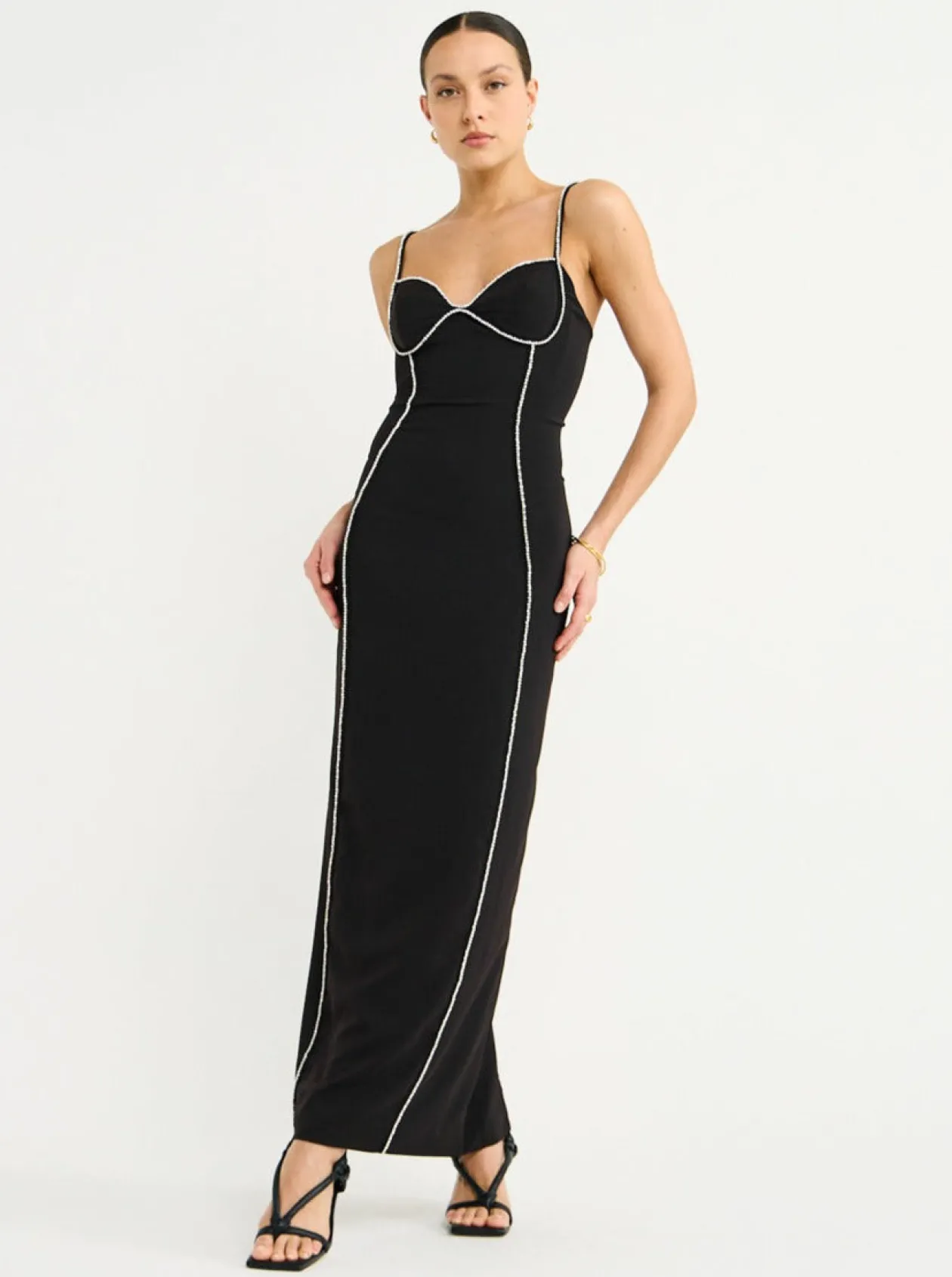 Clearance Femmina Diamond Pipe Midi Dress In Women Dresses