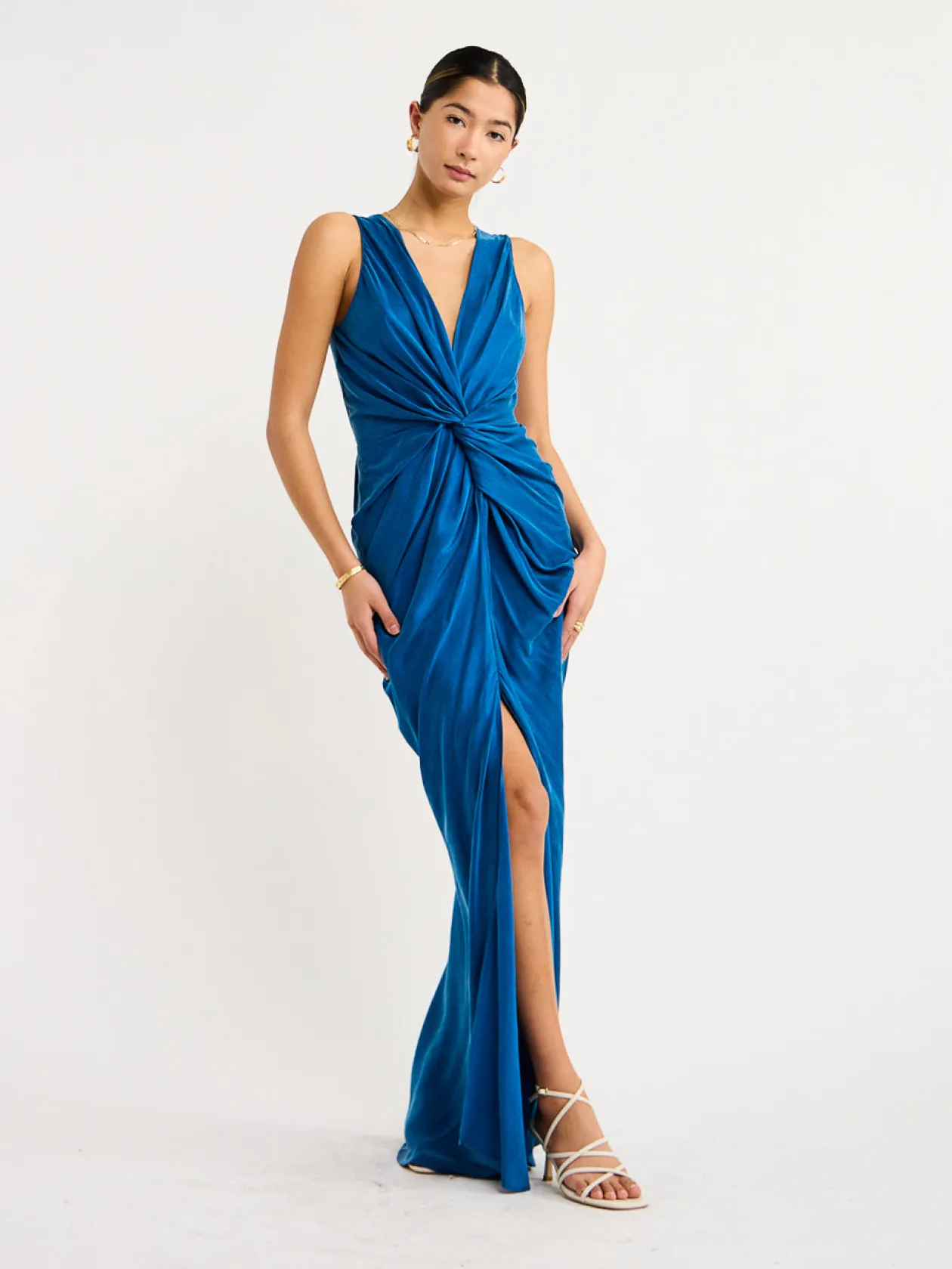 Outlet Gaia Maxi In Egypitian Blue Women Dresses