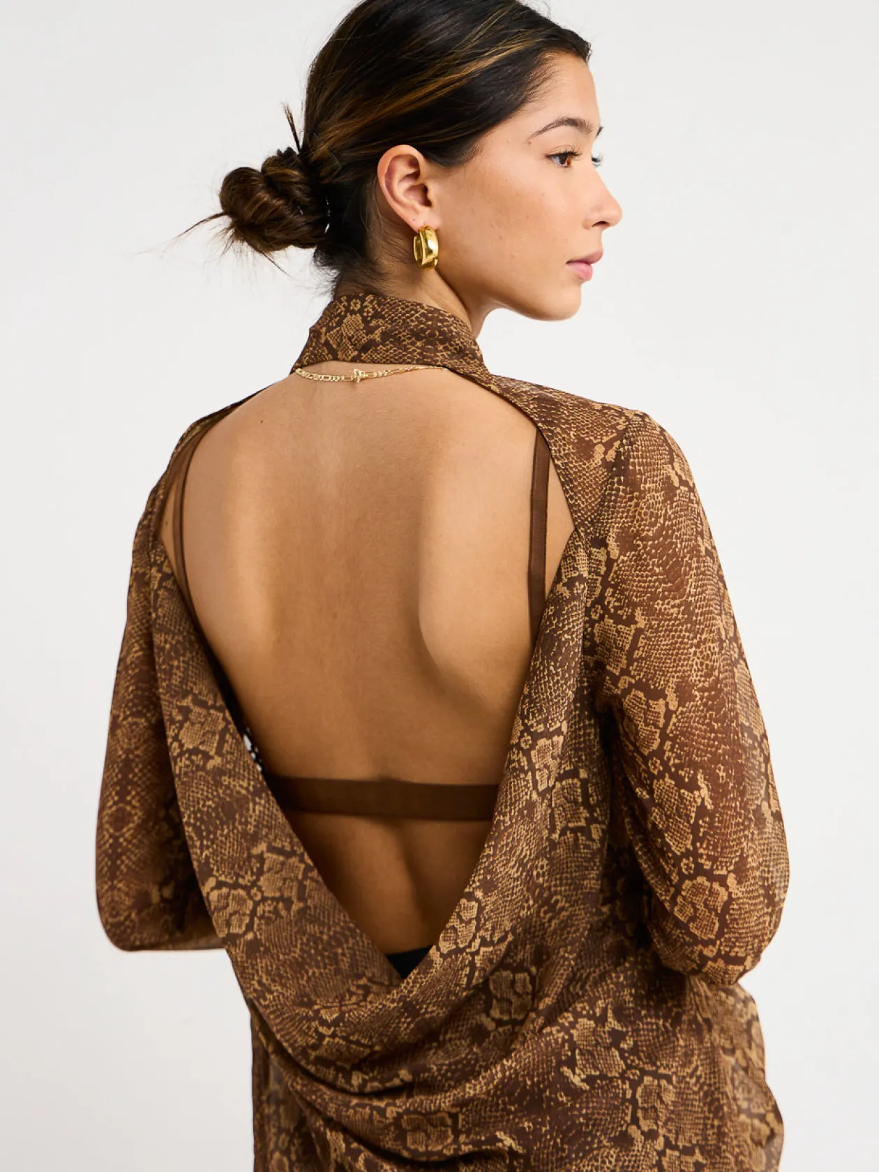 Sale Greta Backless Shirt In Women Tops