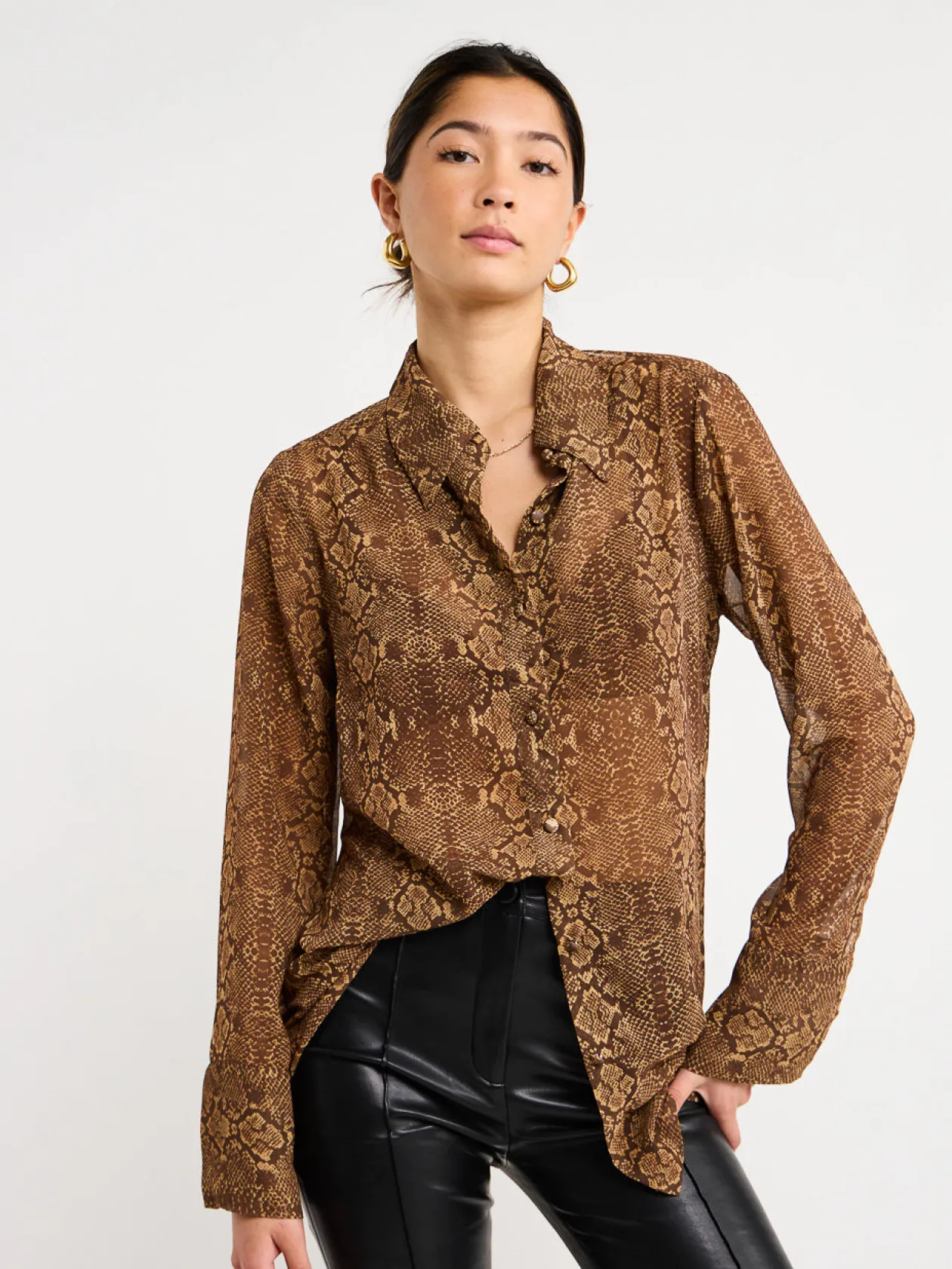 Sale Greta Backless Shirt In Women Tops