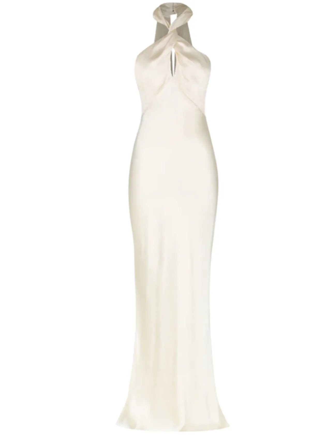 Best Sale High Neck Twist Maxi Dress In Women Dresses