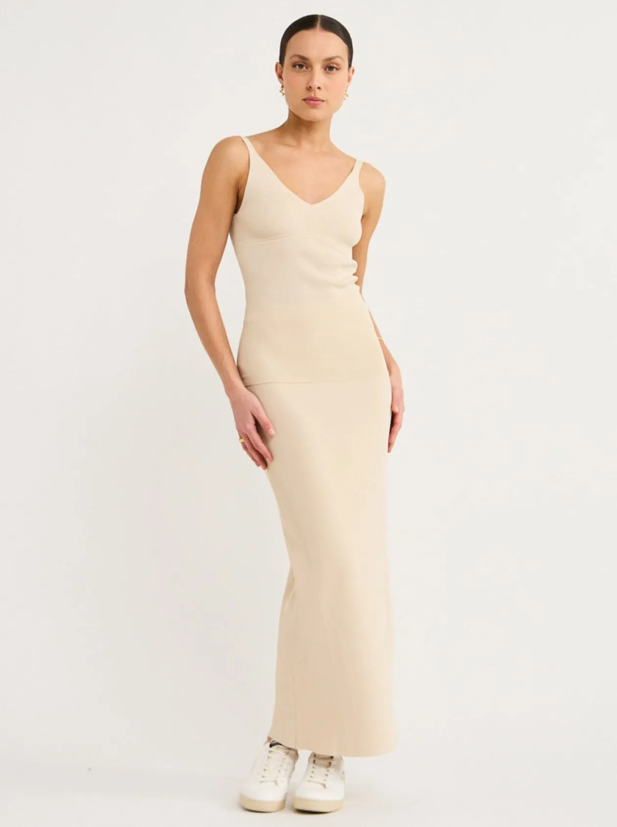 Discount Impasto Ribbed Midi Skirt In Women Skirts