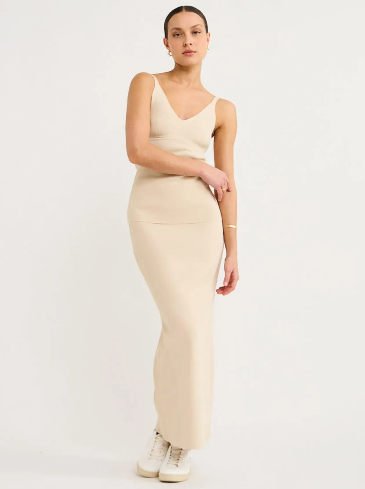 Discount Impasto Ribbed Midi Skirt In Women Skirts