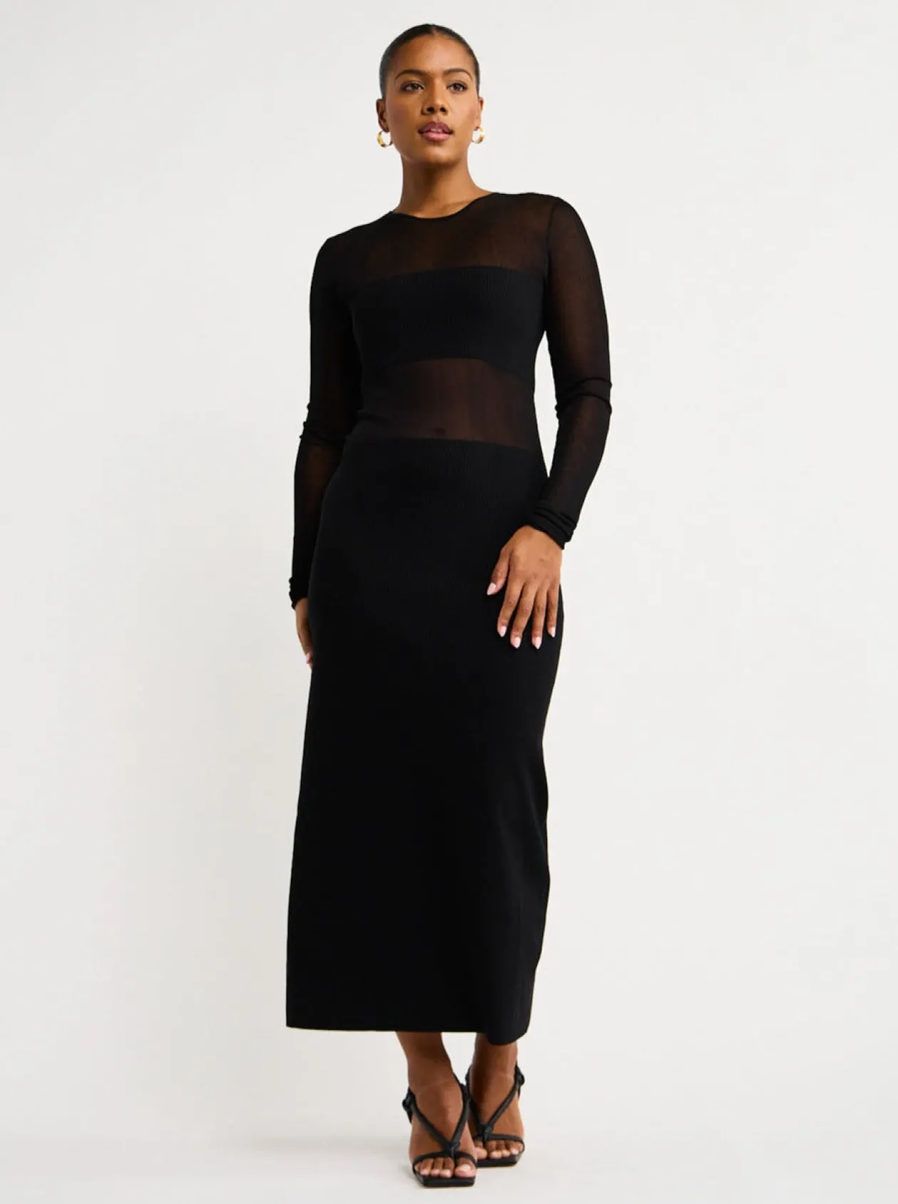 New Impermanence Splice Maxi Dress In Women Dresses