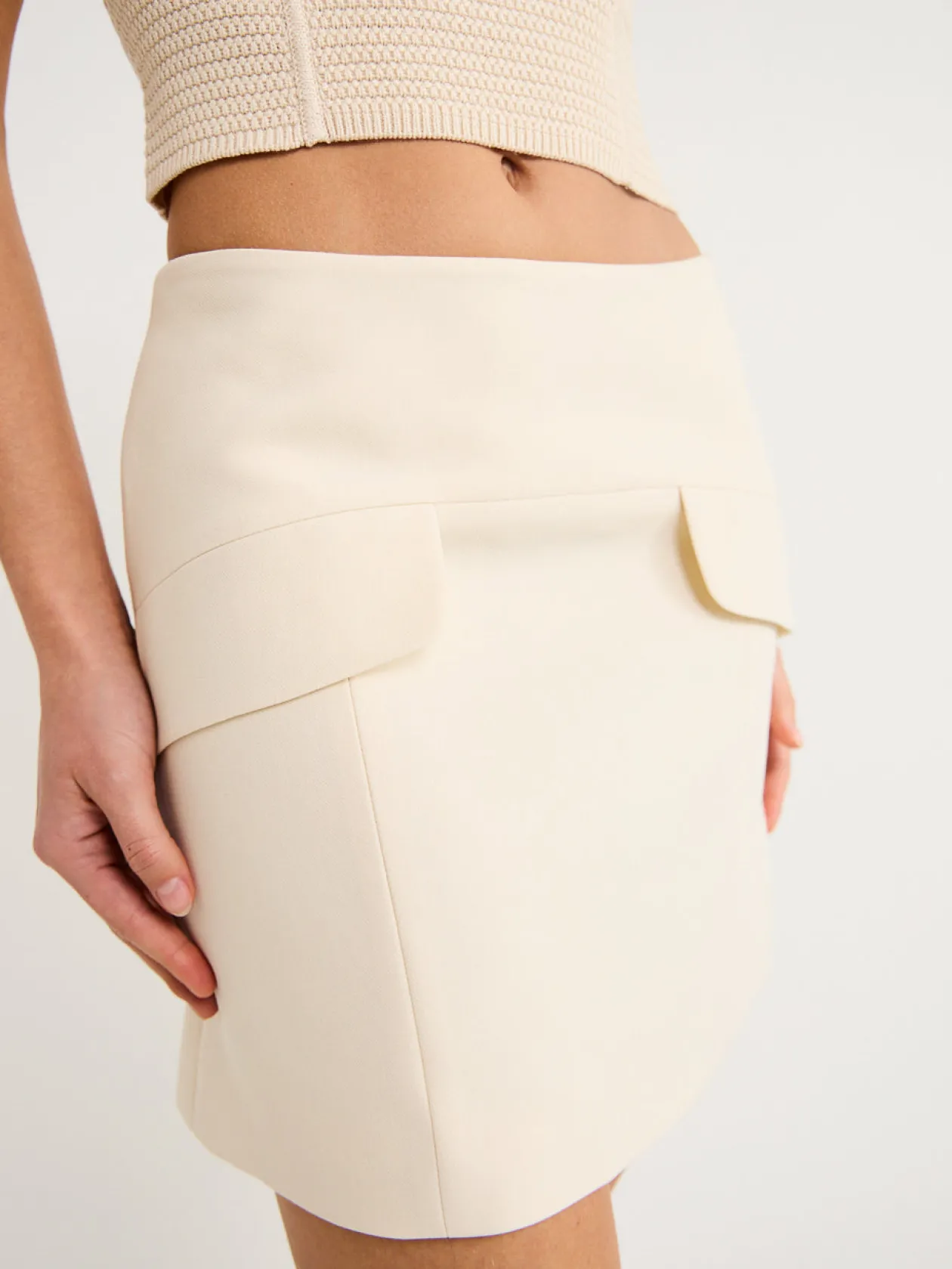 Best Irena Contour Mini Skirt In Women Skirts