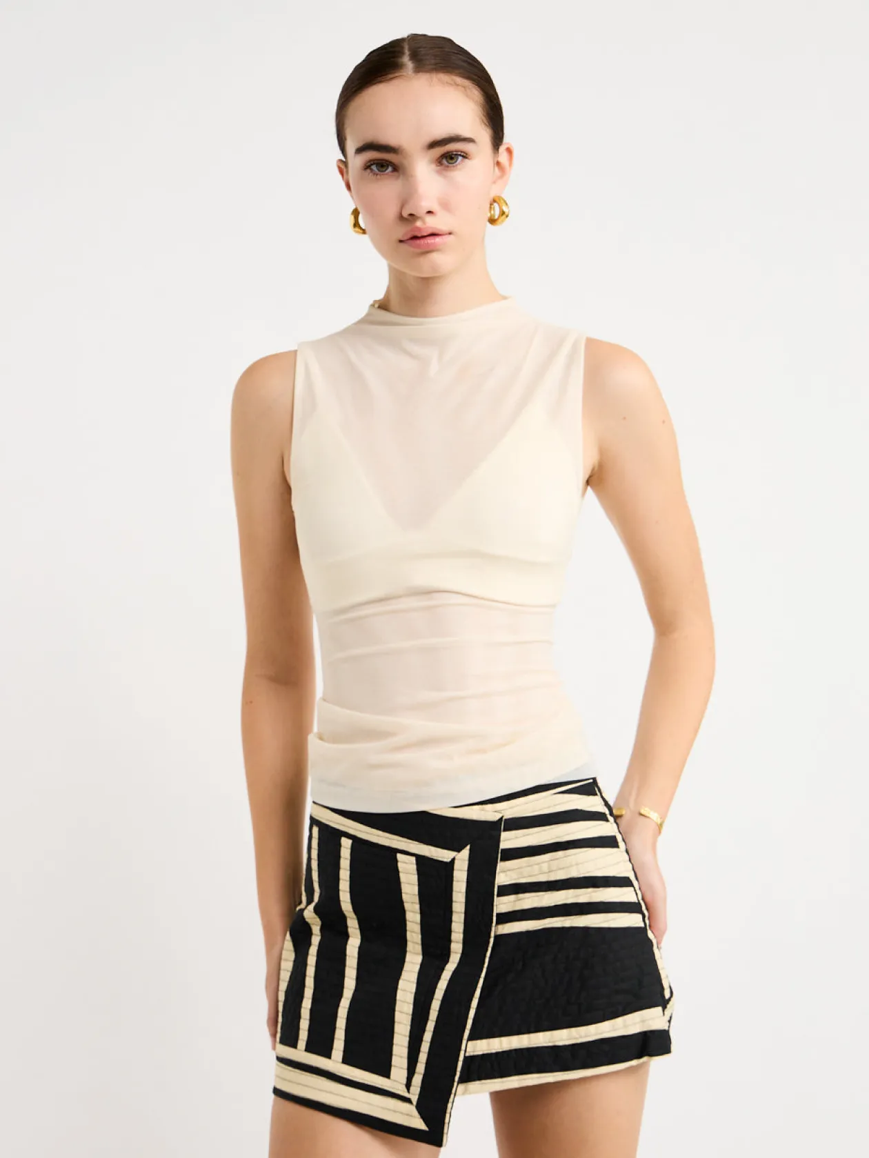 Store Jacques Mesh Tank In Women Tops
