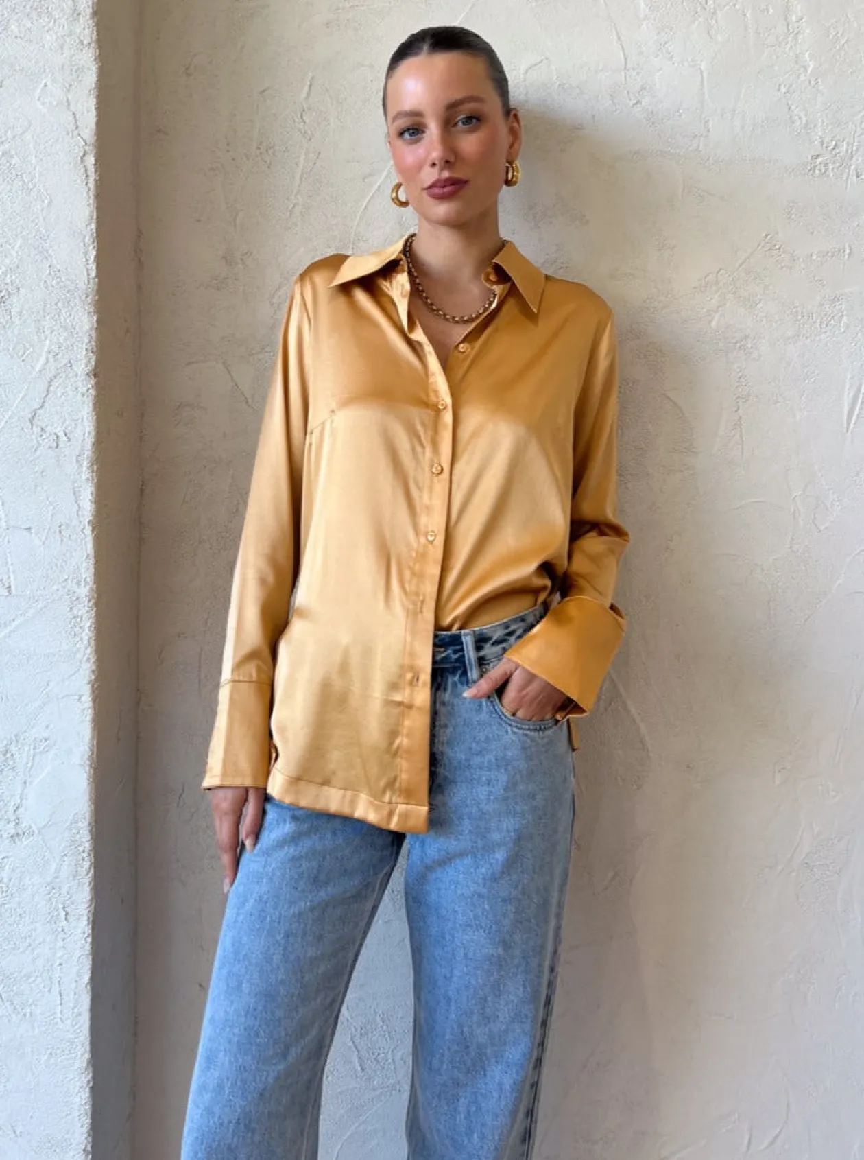 Online Jules Classic Silk Shirt In Women Tops