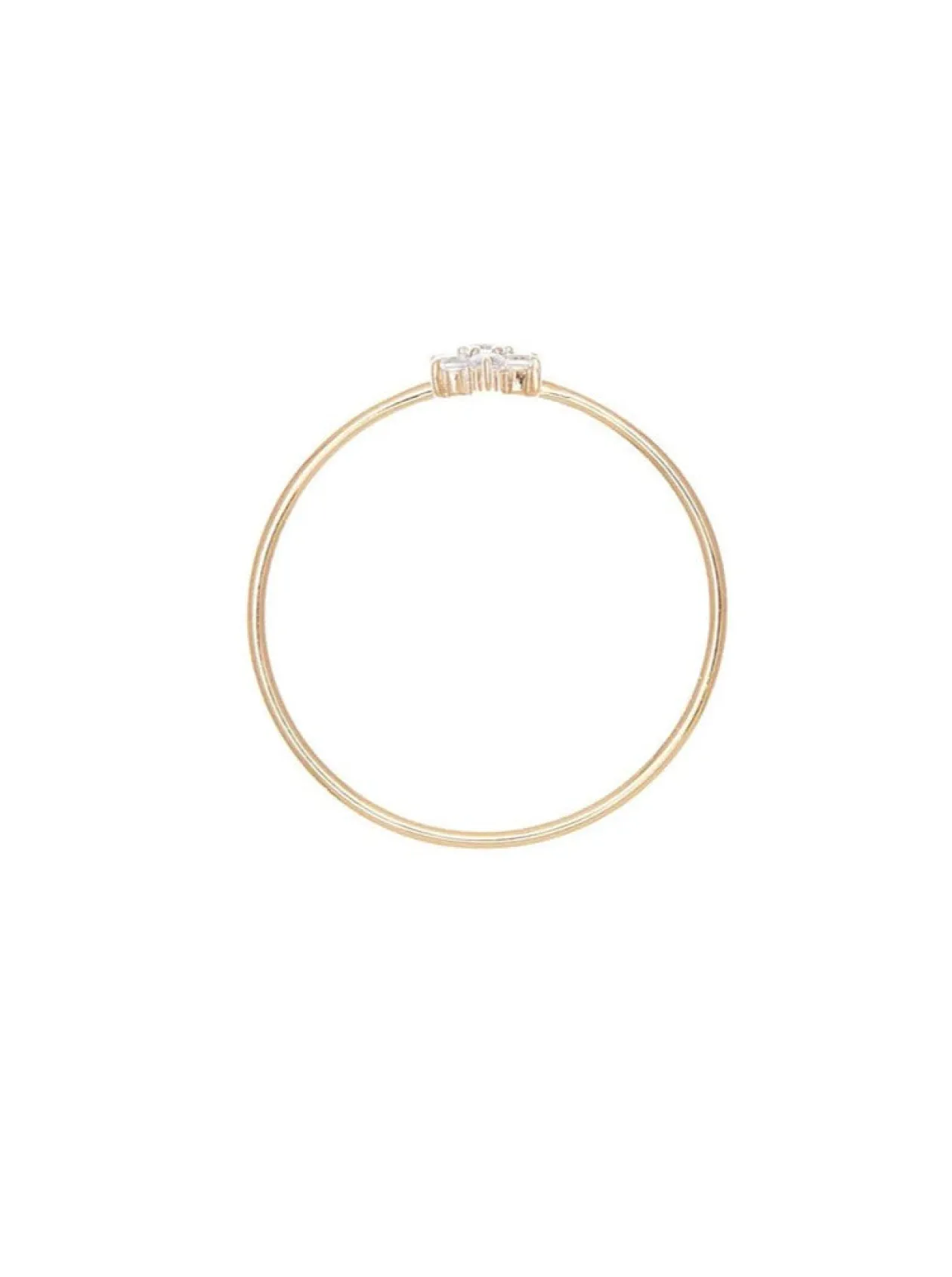 Shop 14K Crystal Lotus Flower Ring Women Jewellery