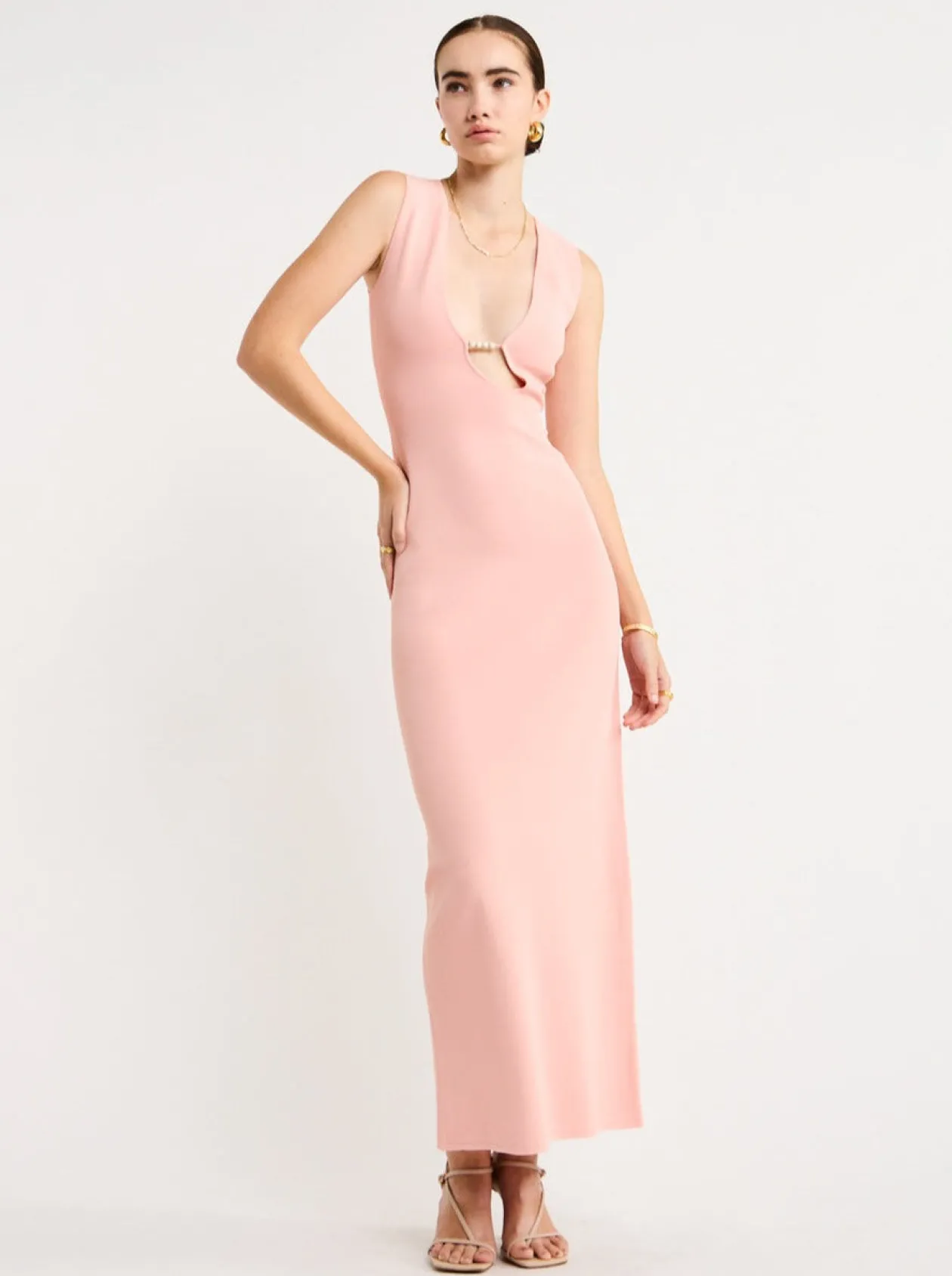 Cheap Kinetic Beaded Midi Dress In Women Dresses