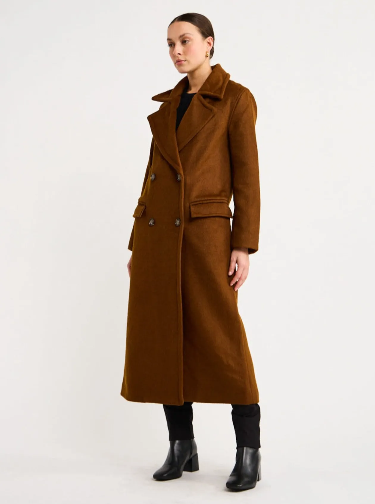 Discount Lana Wool Coat In Women Jackets & Coats