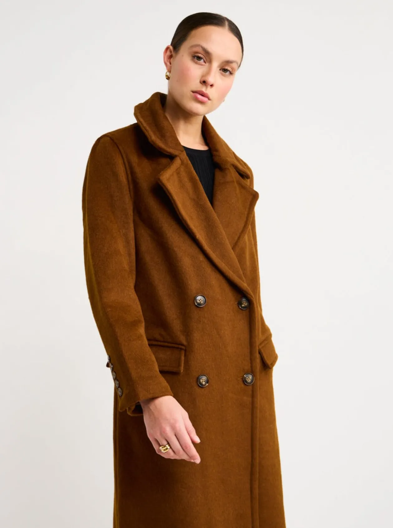 Discount Lana Wool Coat In Women Jackets & Coats