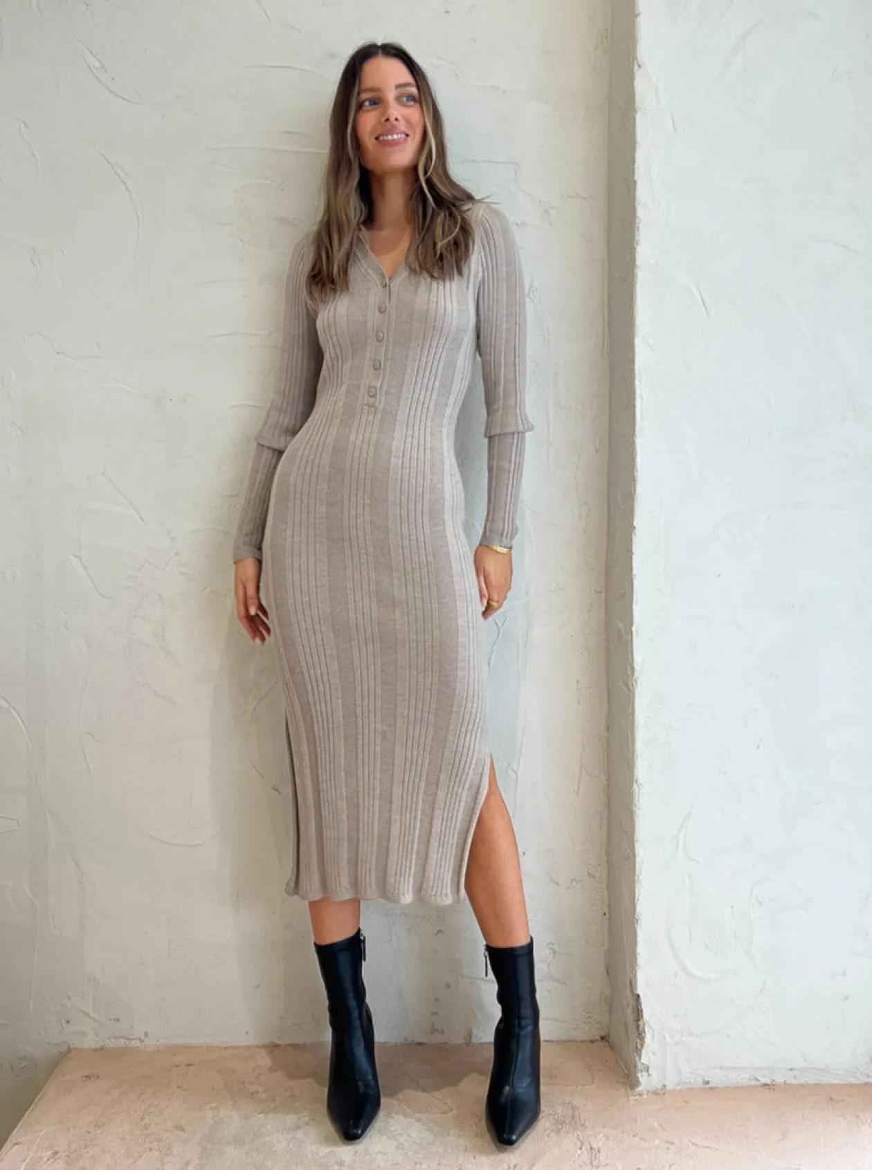 Sale Leigh Knit Dress In Women Dresses