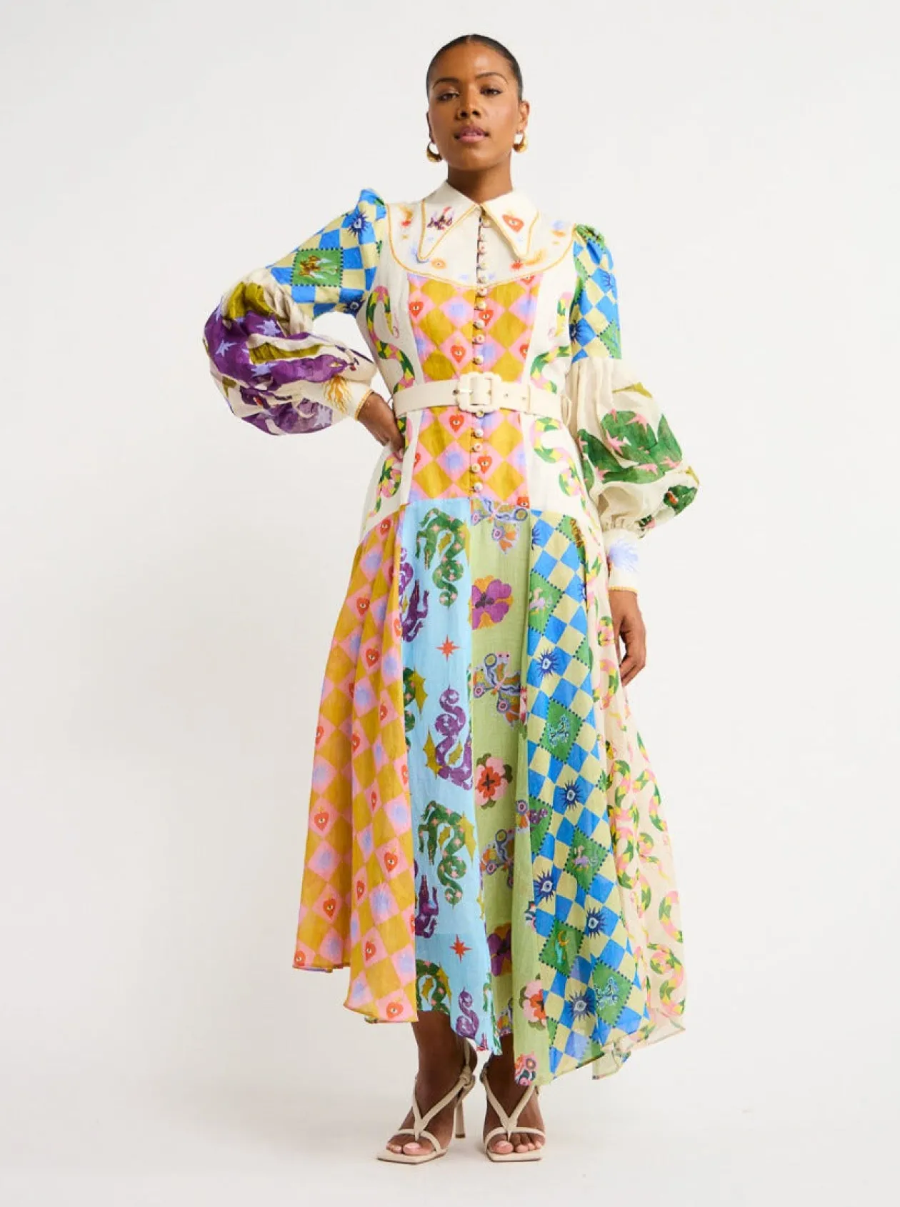 Best Lou Balloon Sleeve Shirtdress In Women Dresses
