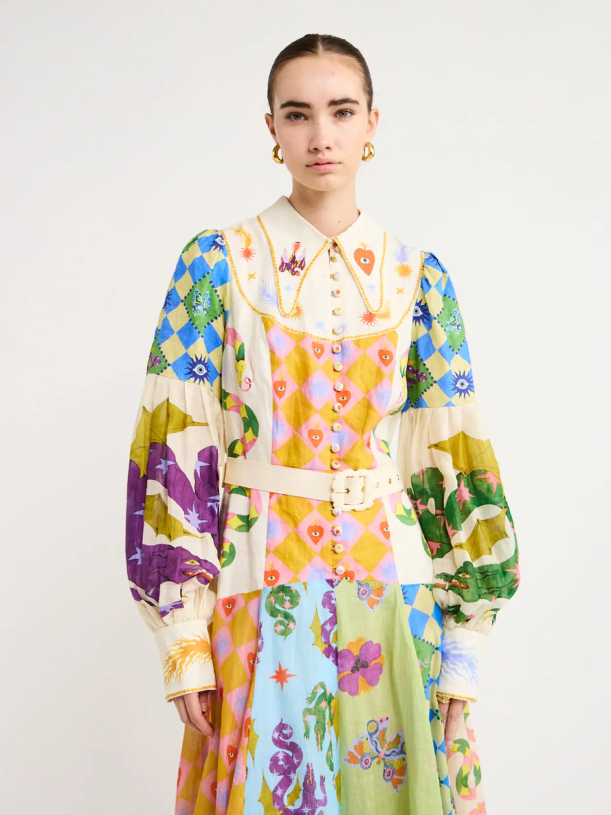 Best Lou Balloon Sleeve Shirtdress In Women Dresses