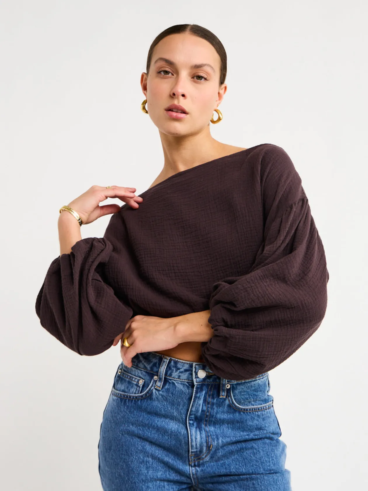 Clearance Louie Crop In Women Tops