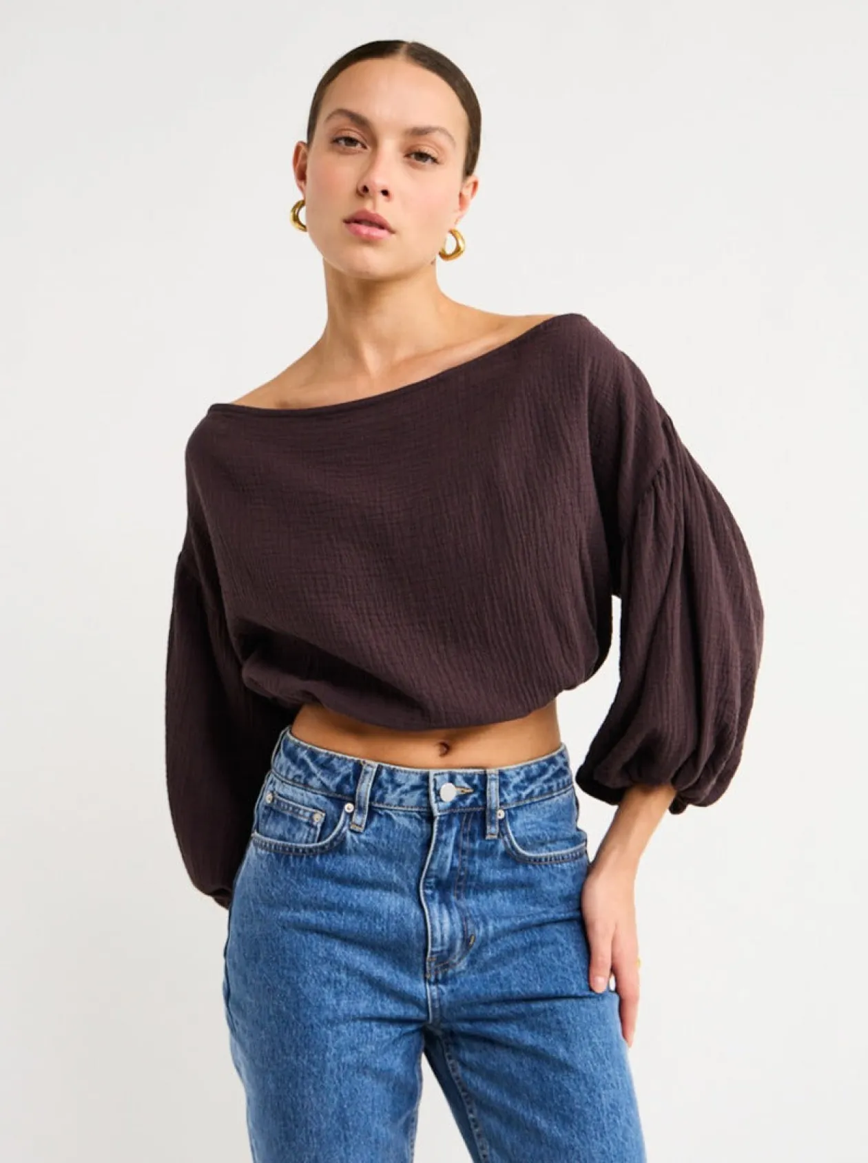 Clearance Louie Crop In Women Tops