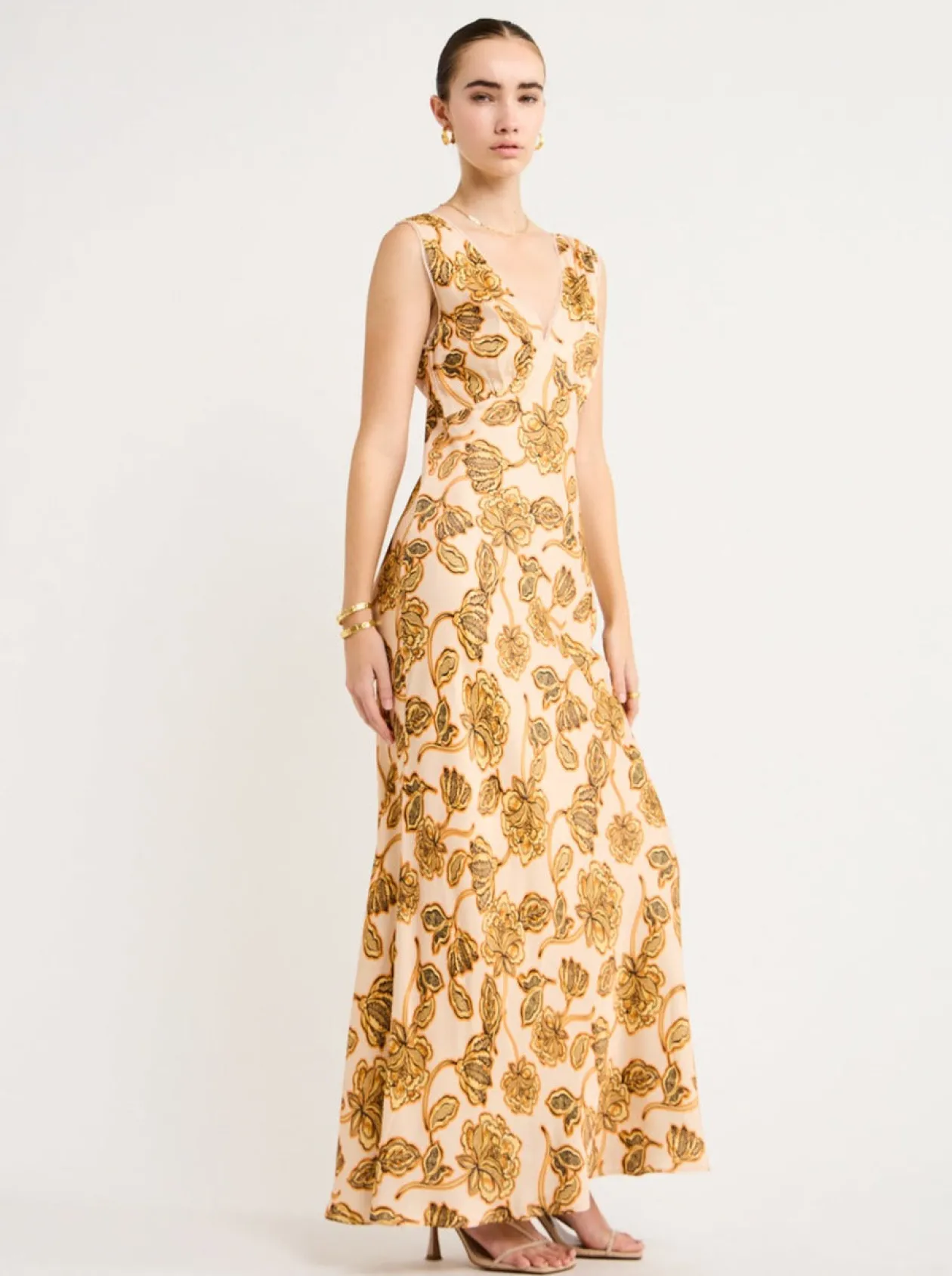 Clearance Marcelle Bias Maxi Dress In Women Dresses