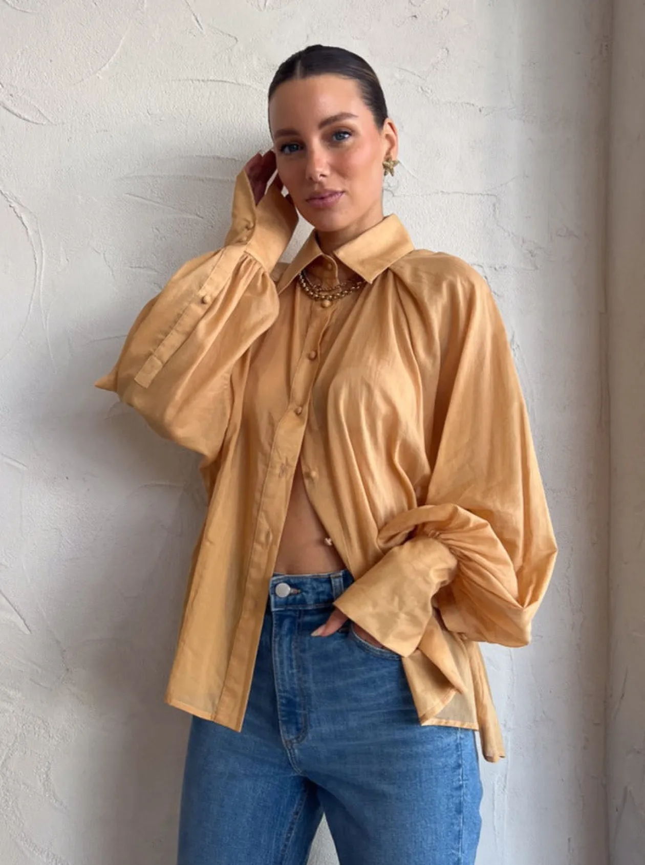 Clearance Meika Oversized Shirt In Women Tops