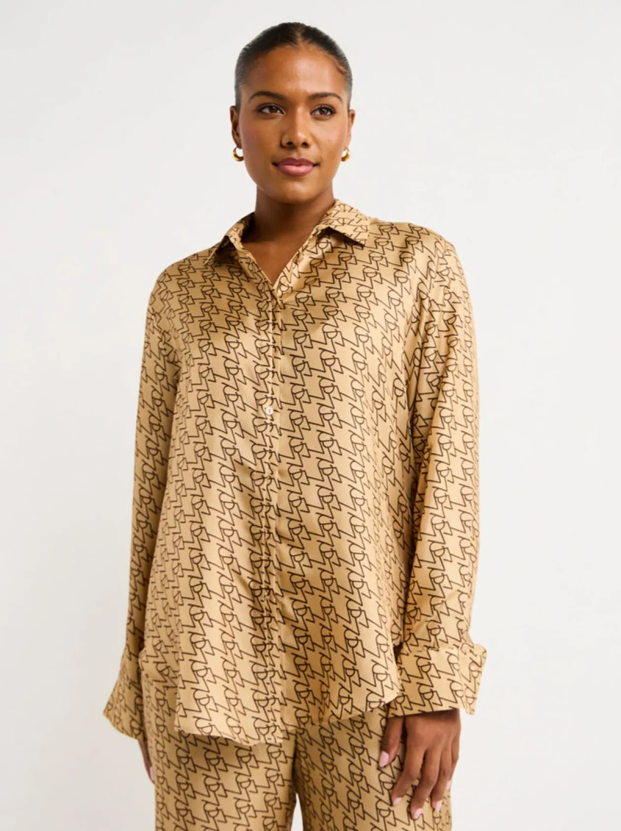 Best Sale Memorial Silk Shirt In Women Tops