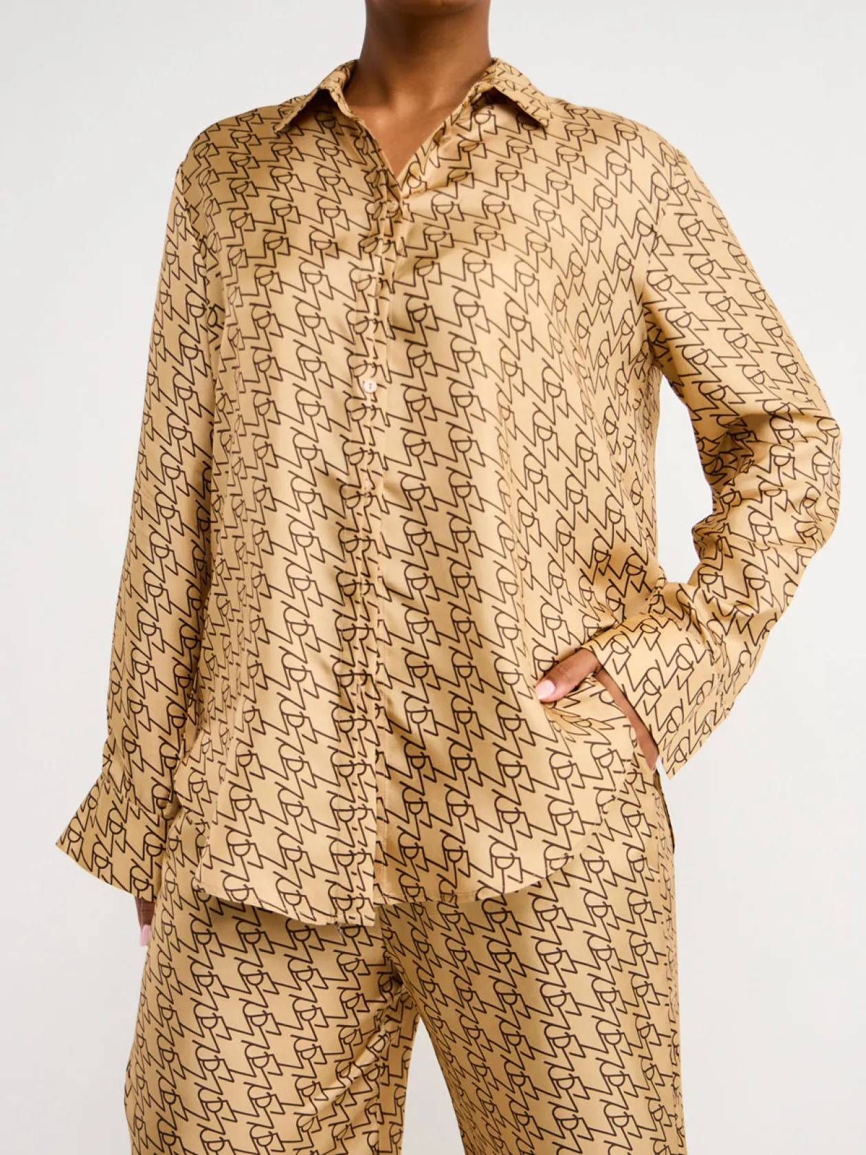 Best Sale Memorial Silk Shirt In Women Tops