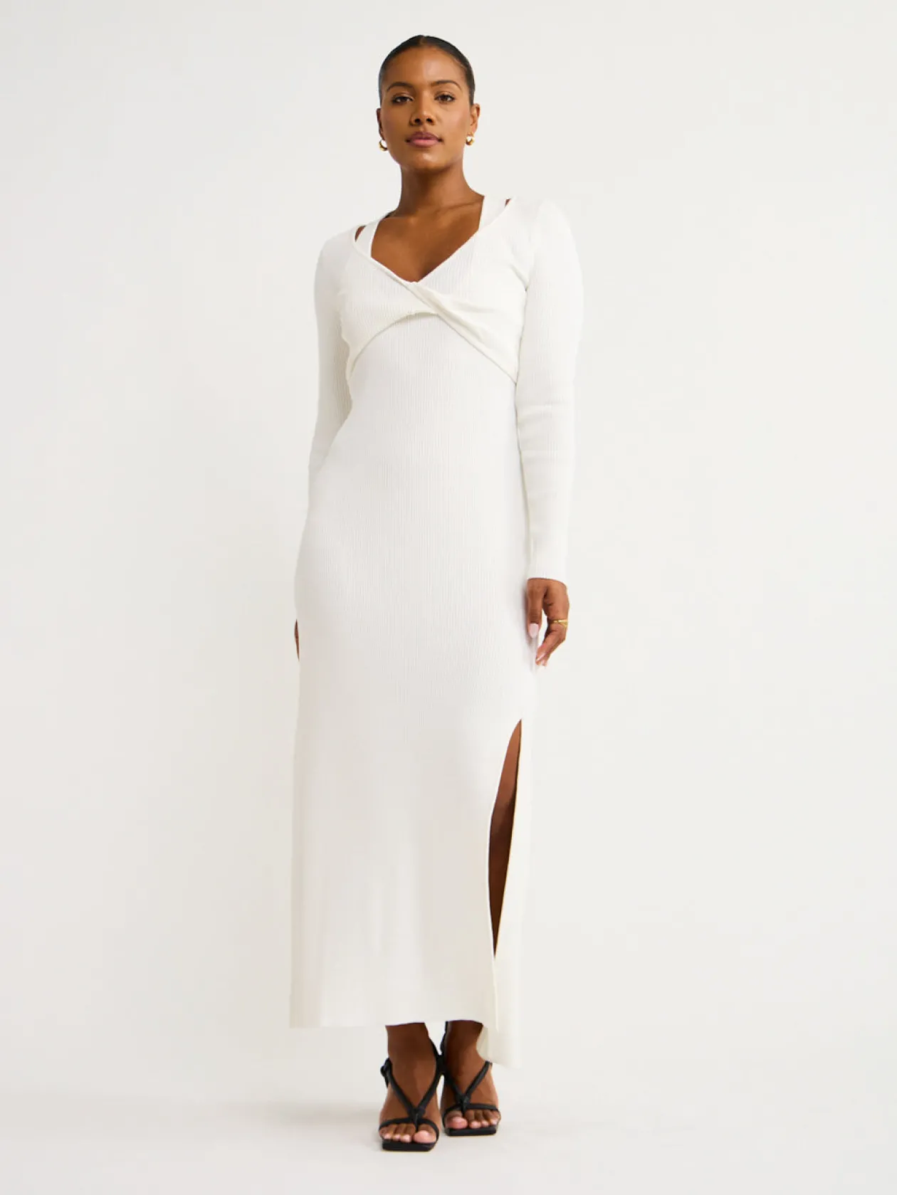 Shop Mesmerise Combo Knit Dress In Women Dresses