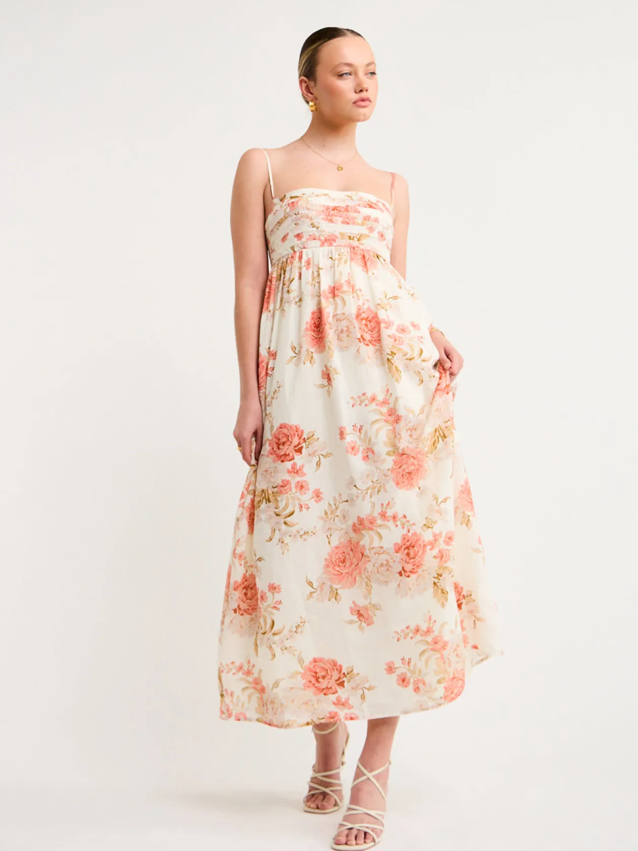 Online Mila Babydoll Midi Dress In Women Dresses