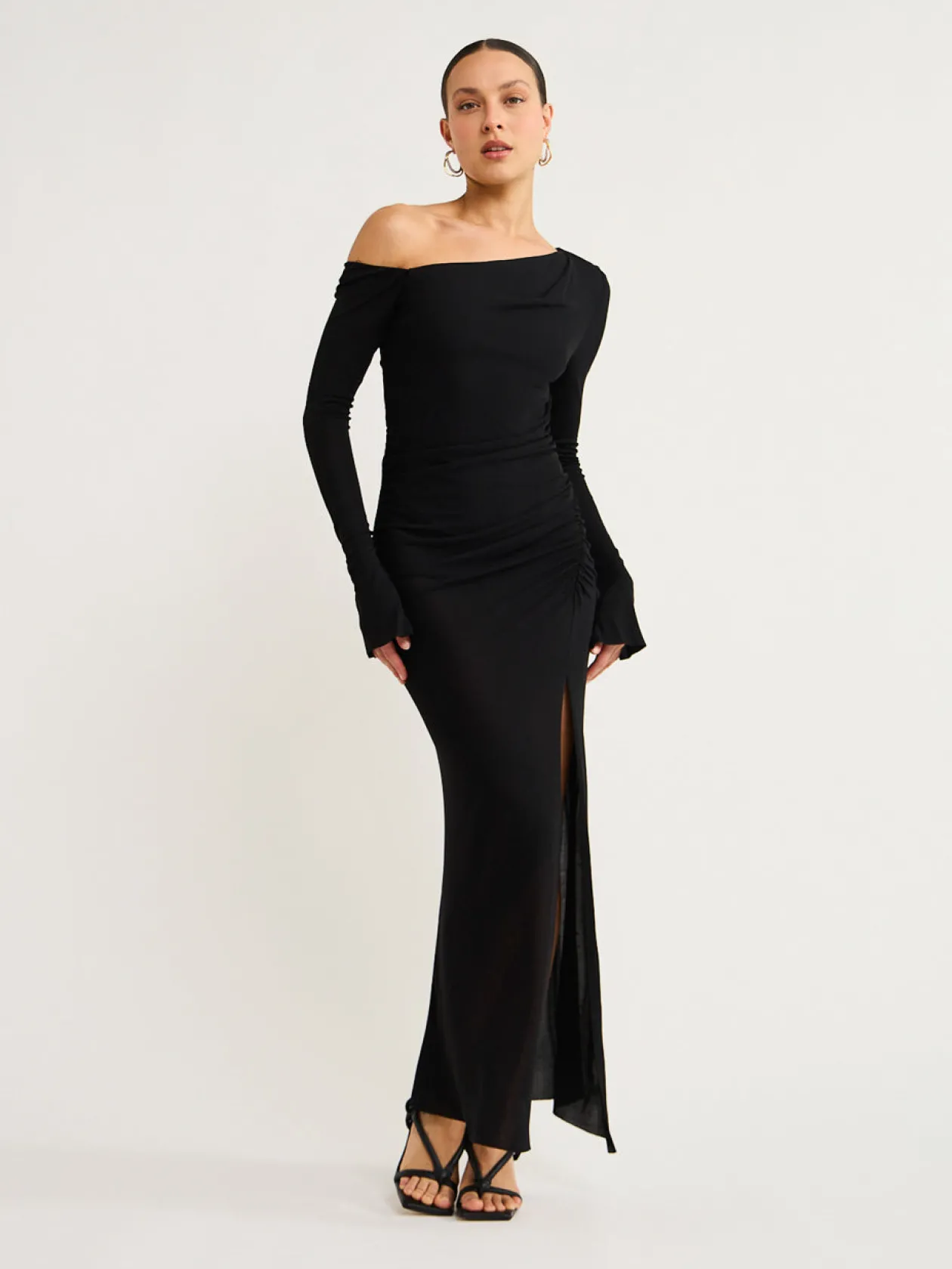 Store Monette Asym L/S Maxi Dress In Women Dresses
