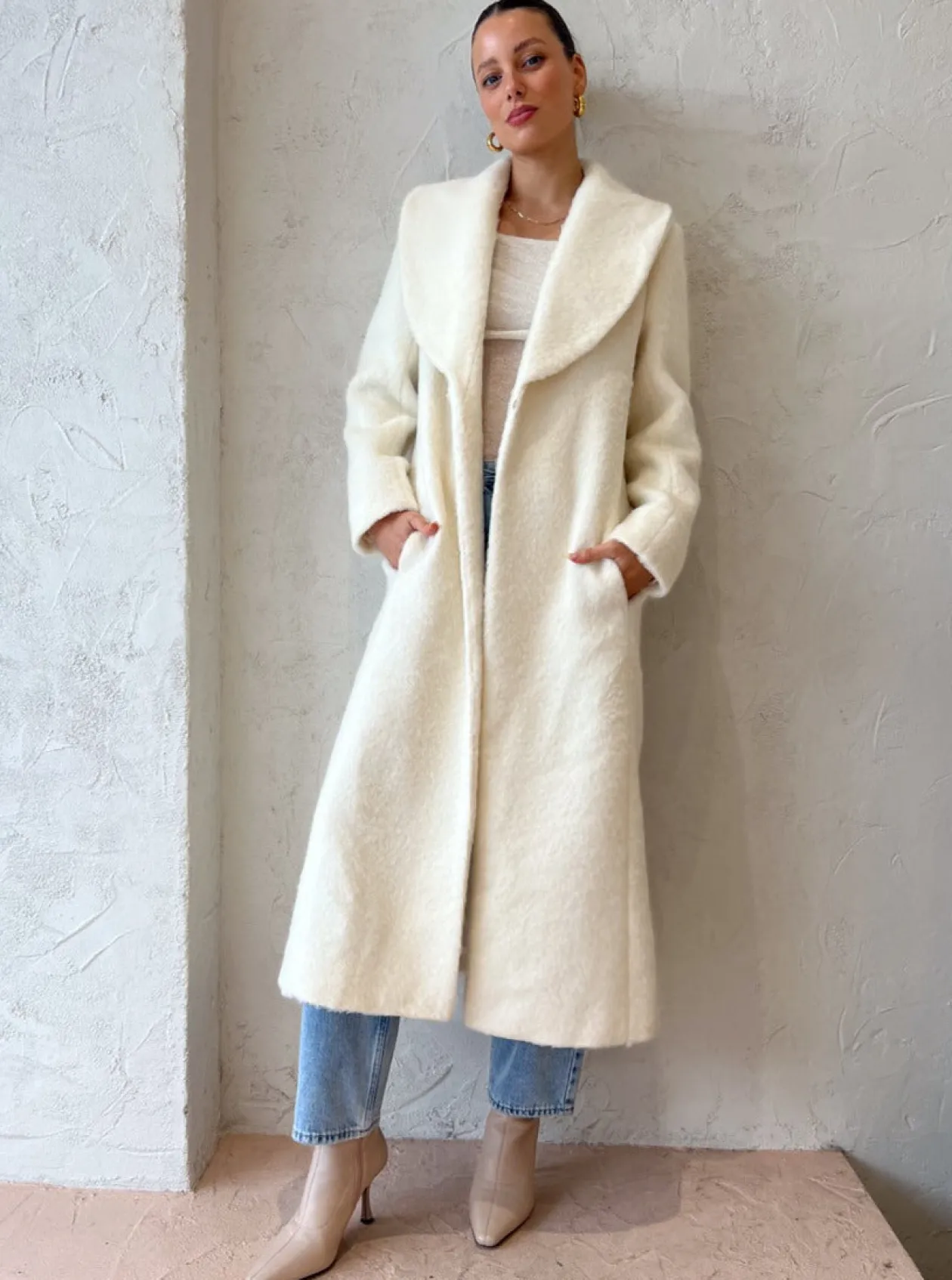 Cheap Moon Child Maxi Coat In Women Jackets & Coats