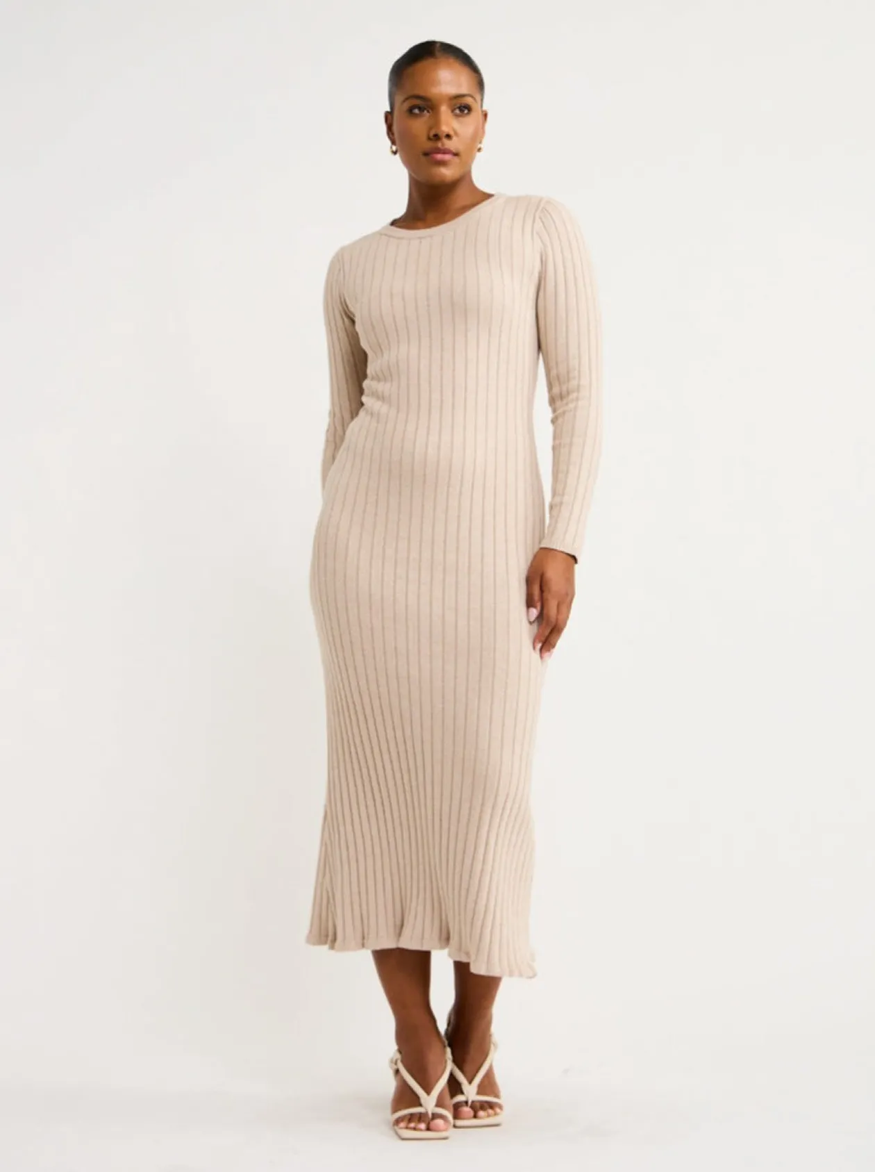 Best Sale Moon Midi Knitted Dress In Women Dresses